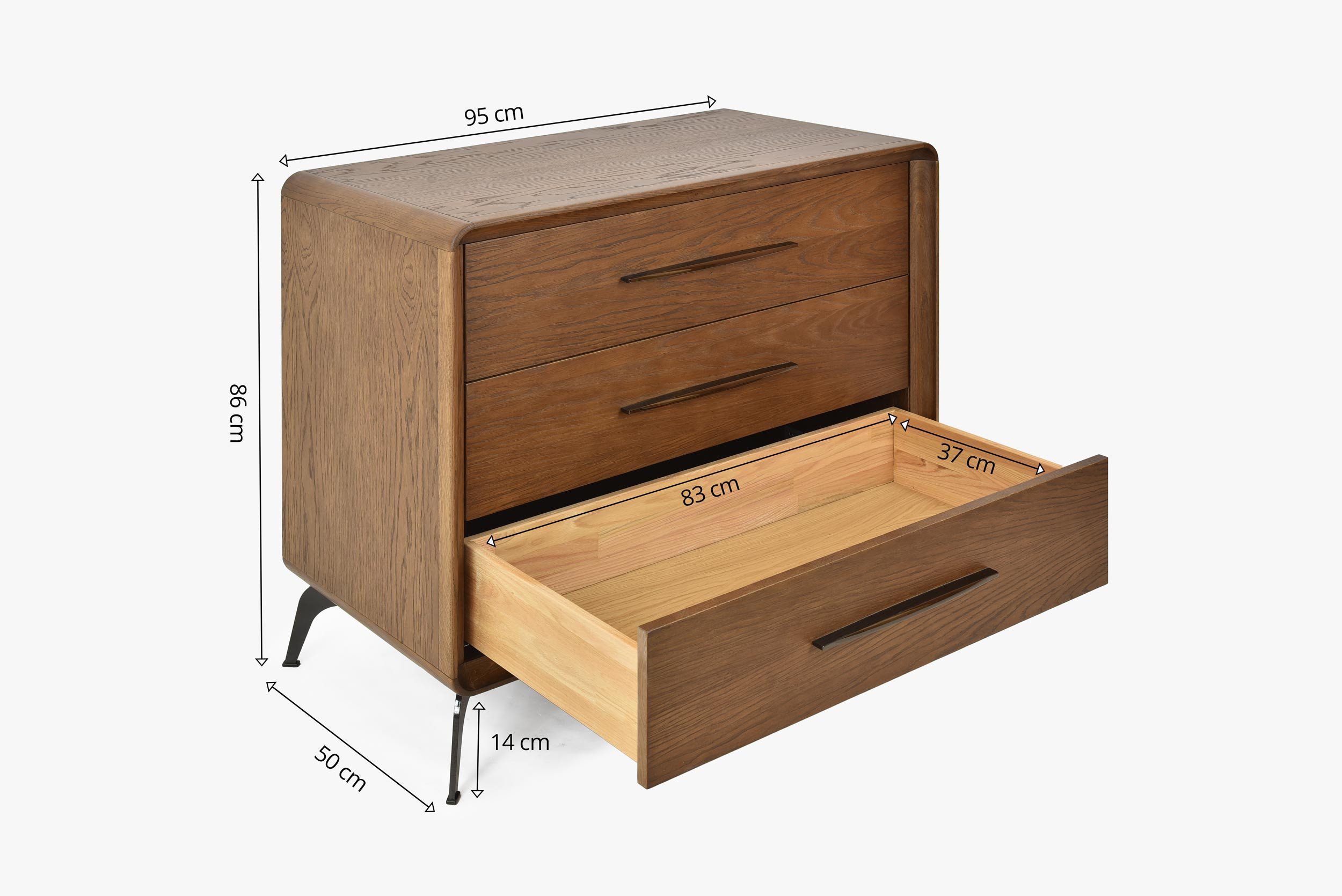 Lisabon kétajtós vitrin dió színben