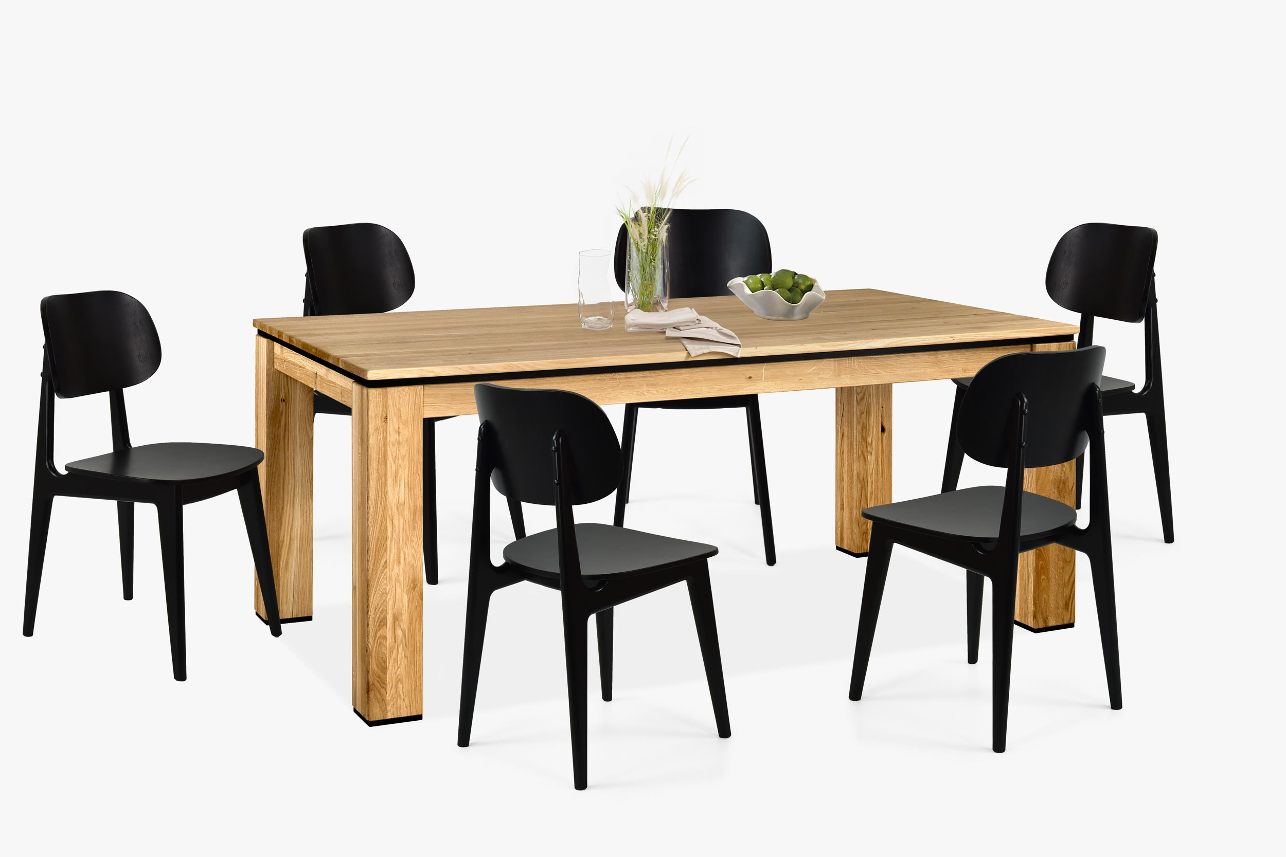 Massiver Eichentisch 180 x 100 cm Typ NEW LINE II 61