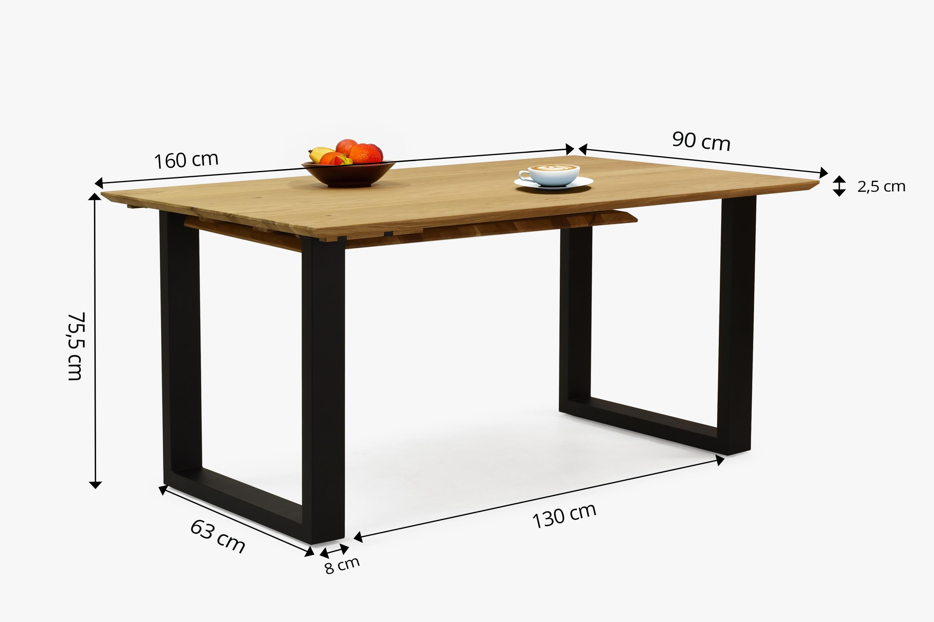 Jedálenský stôl martin rozmery