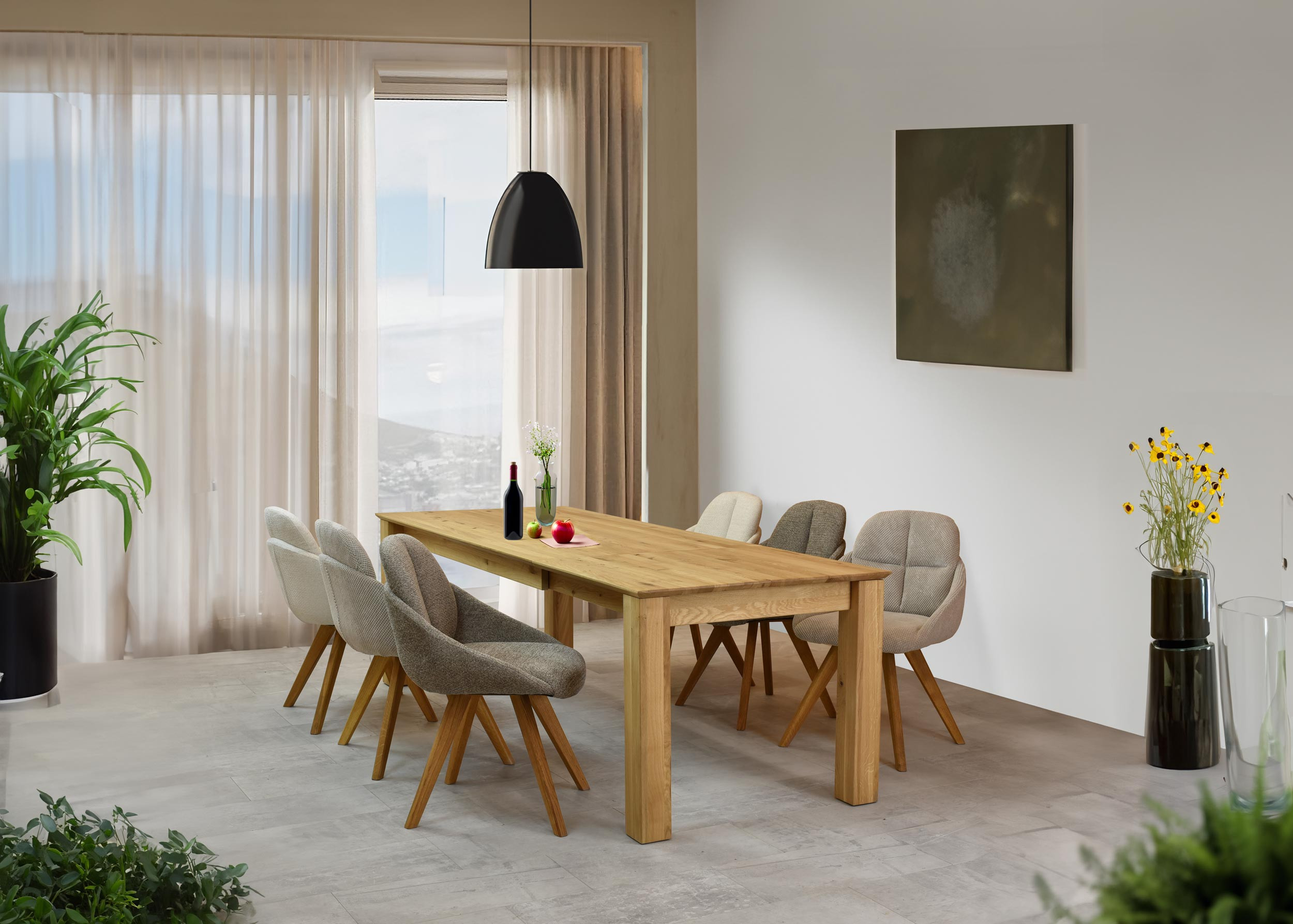 Kreslo s podrúčkami šedé dub