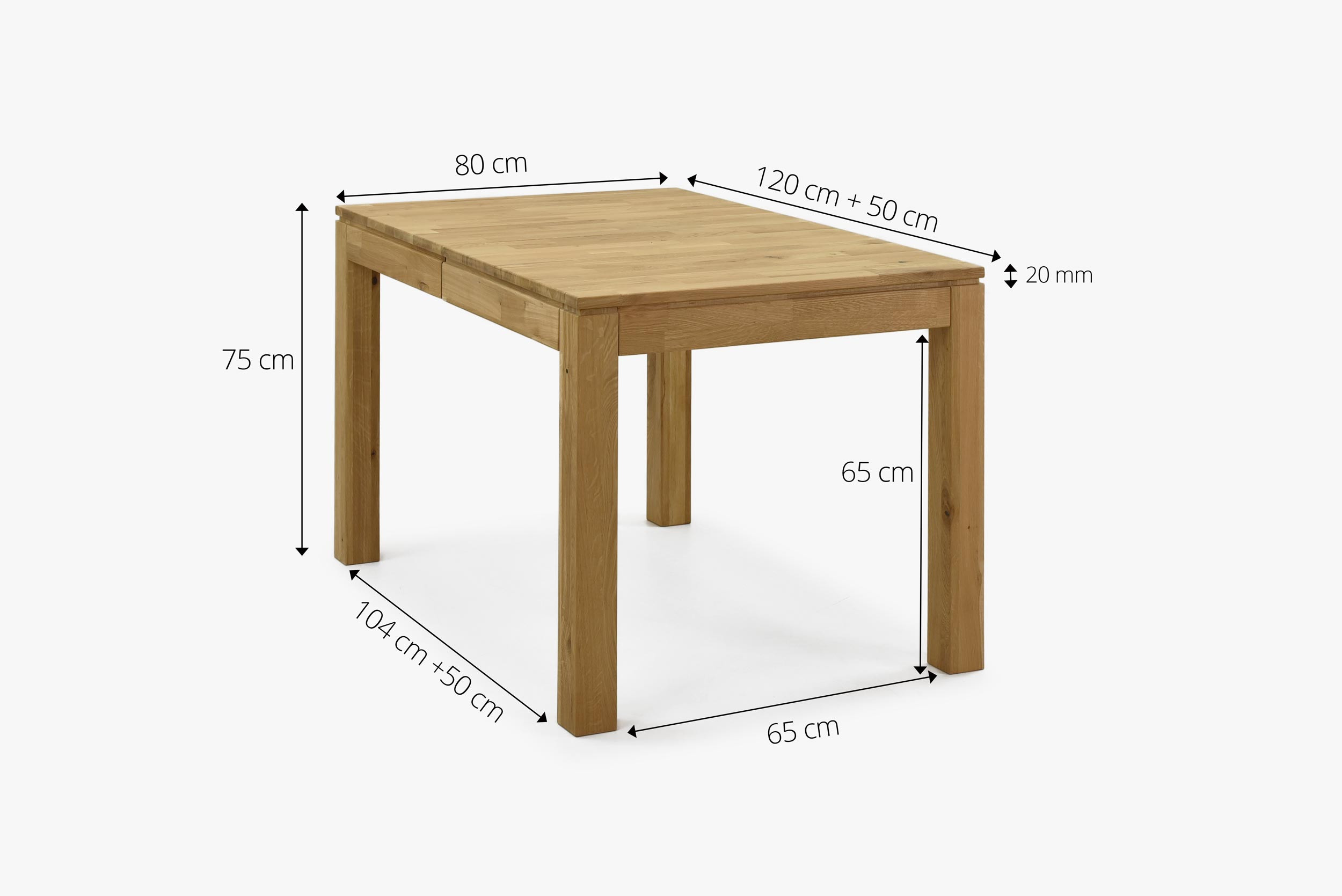 Jedálenský stôl rozmery