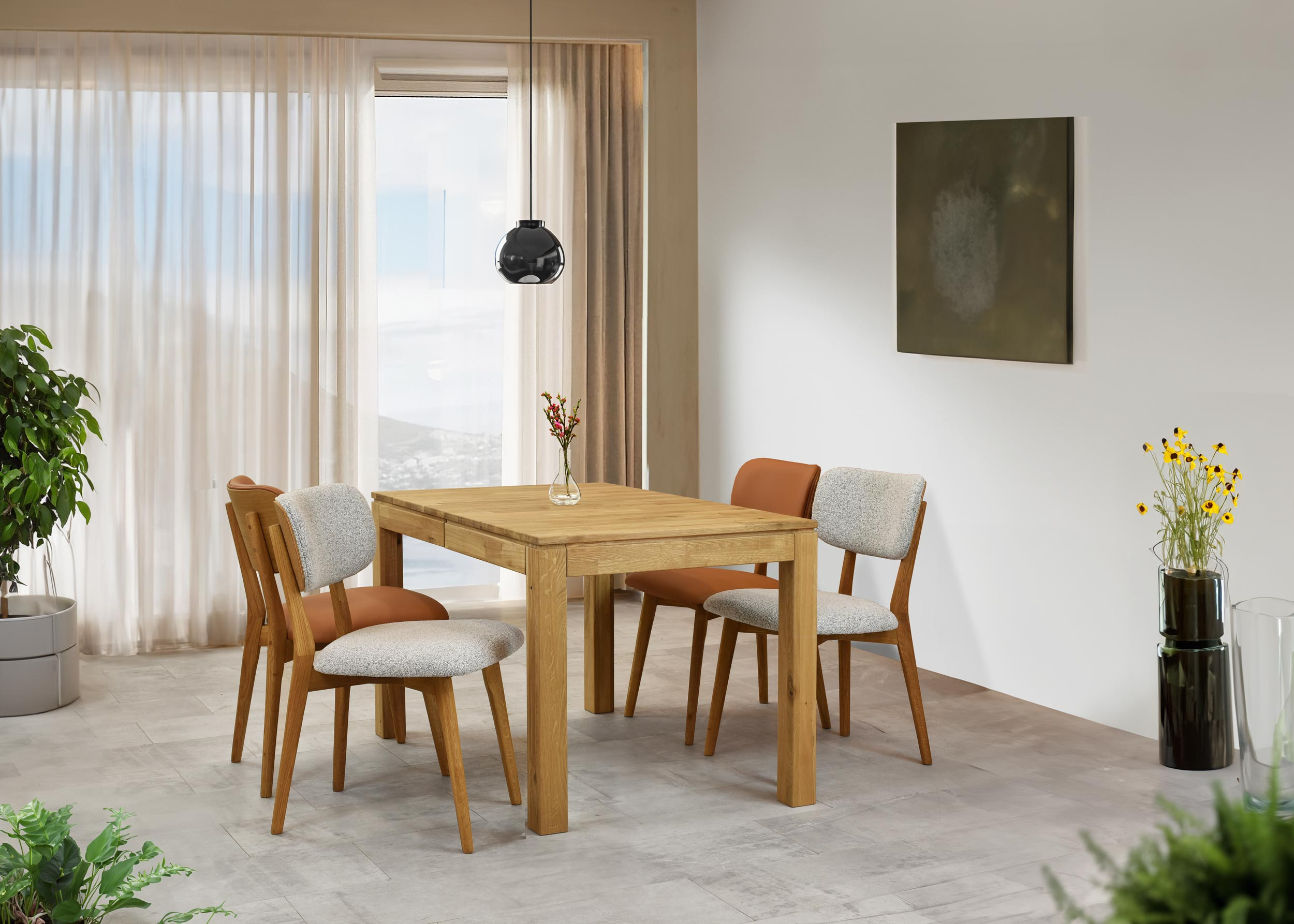 stolička Benjamin a stôl Matus