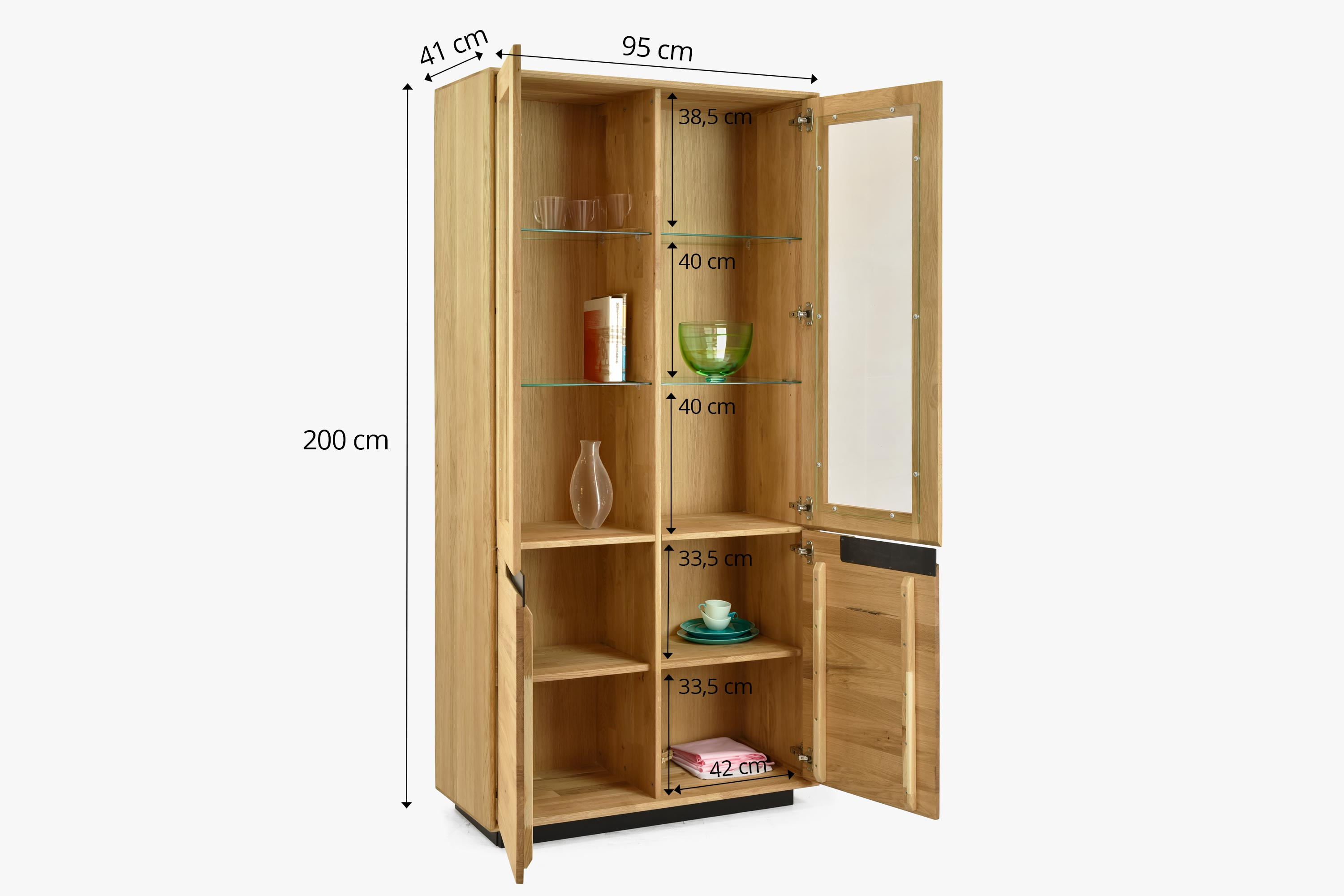 Fenstervitrine 2D Maße