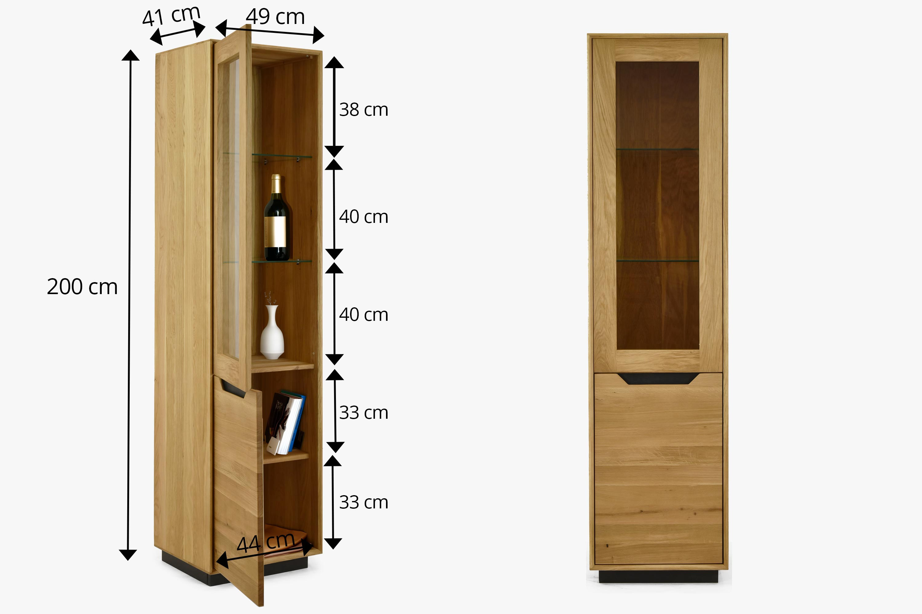 Vitrine Budapest Maße