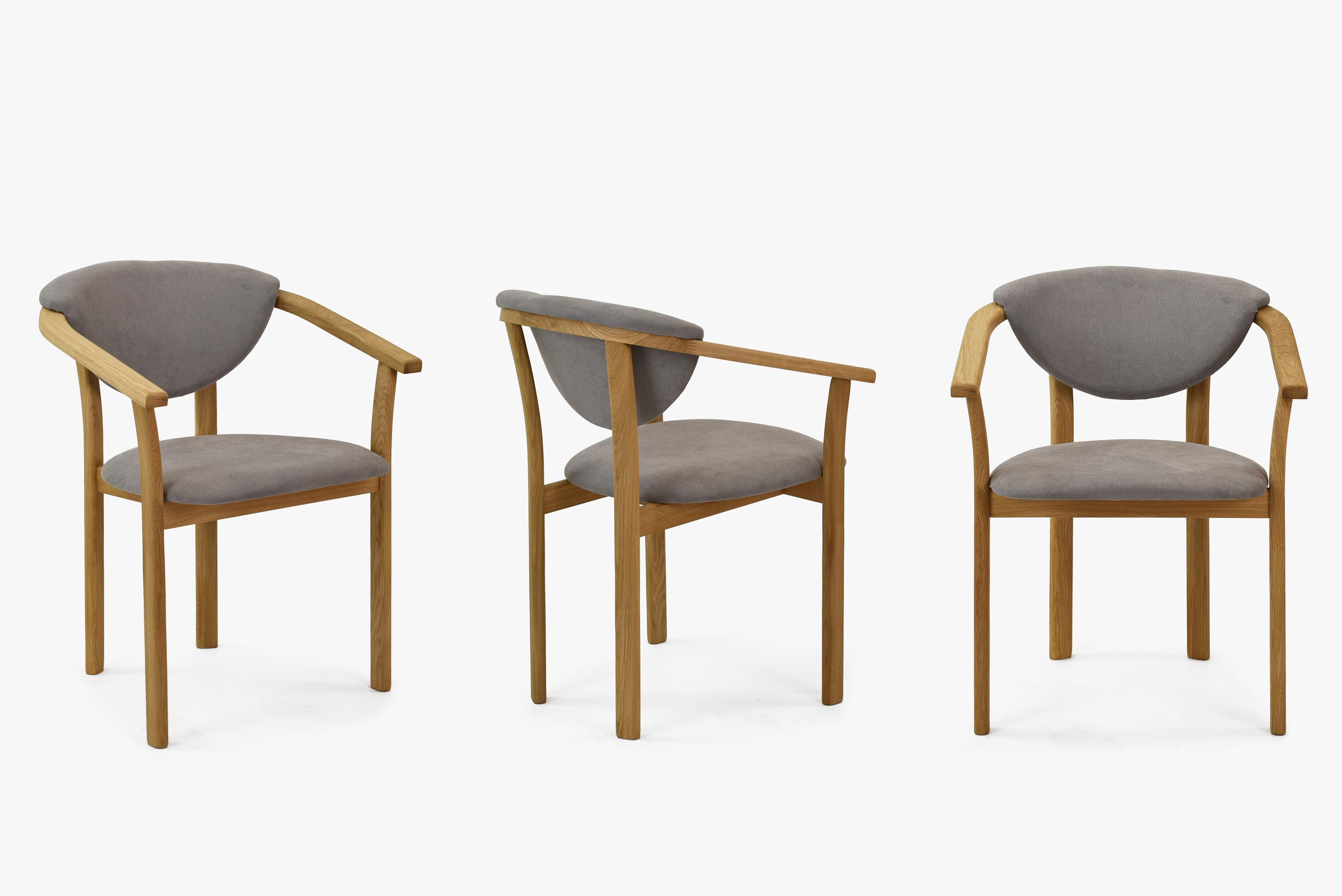 Kresielko do jedálne dubové