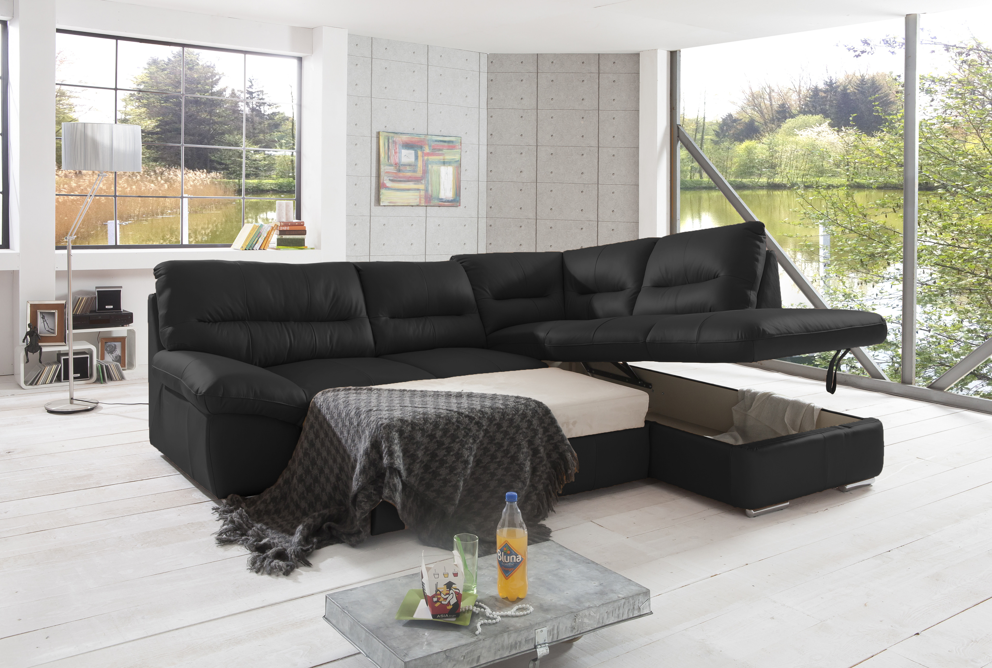 Sofa William echtes Leder rechts