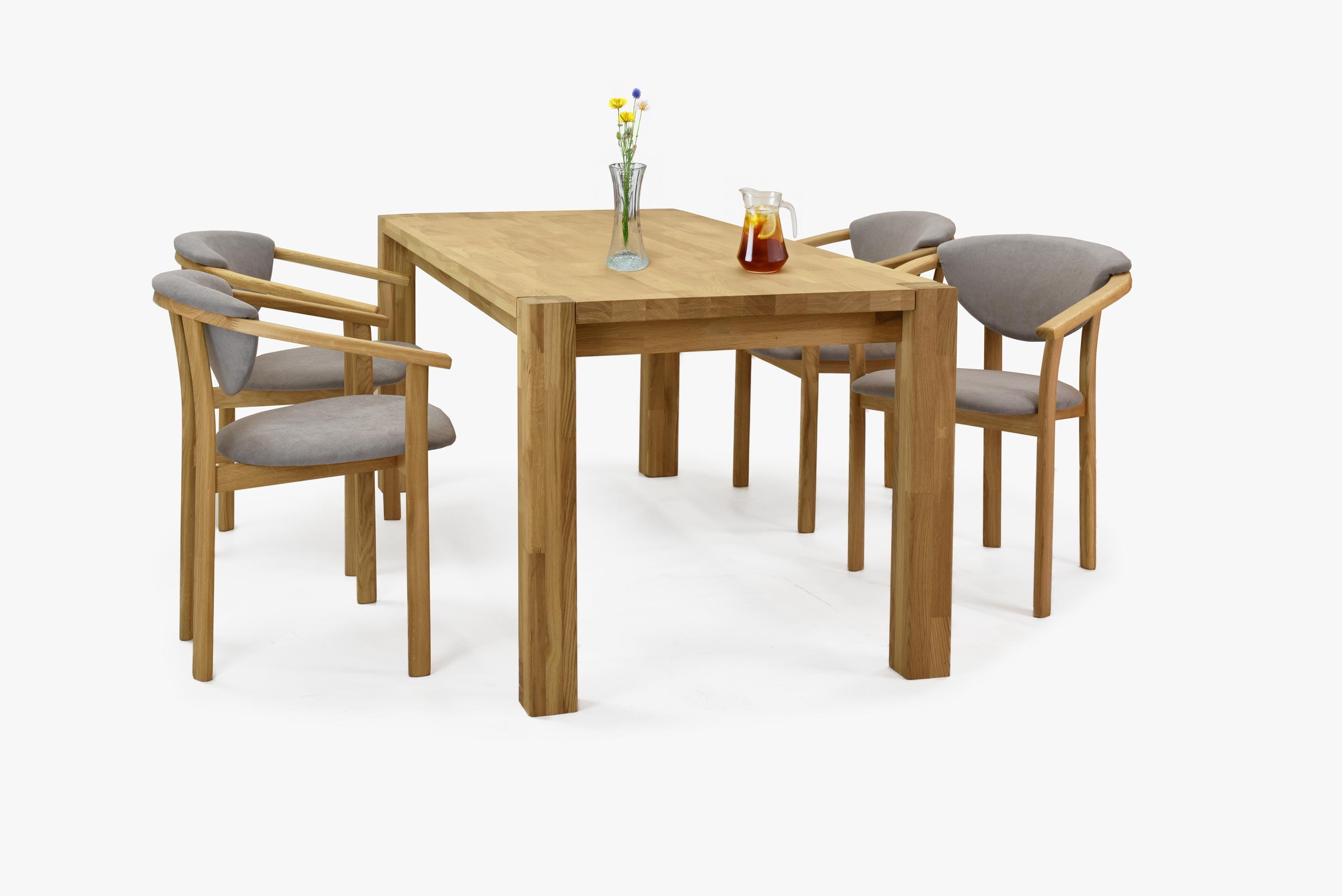 Dubový stôl 180 x 85 cm model Fredi