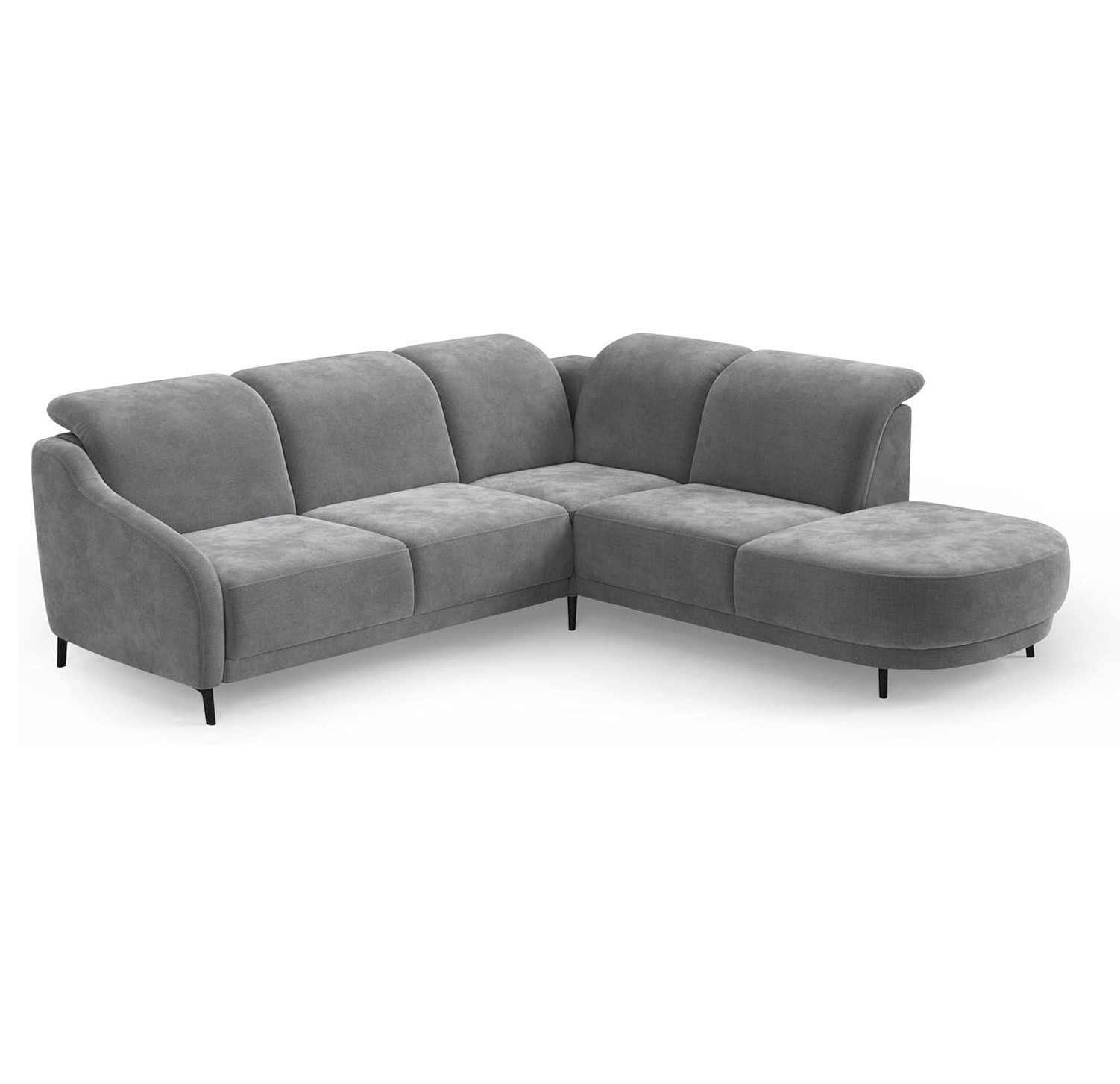 Sedačka v tvare L , sivá