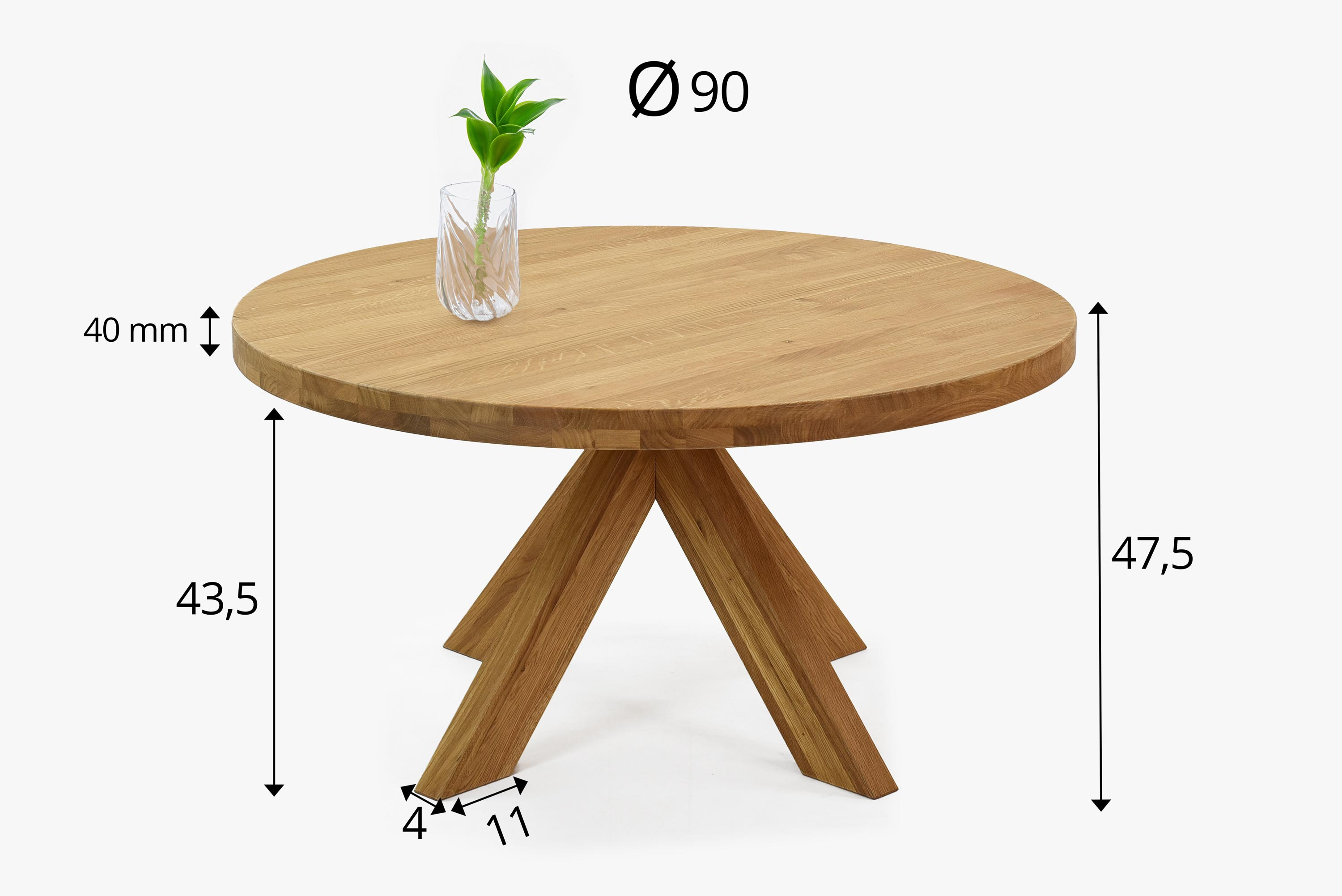 stul holger 90 rozmery