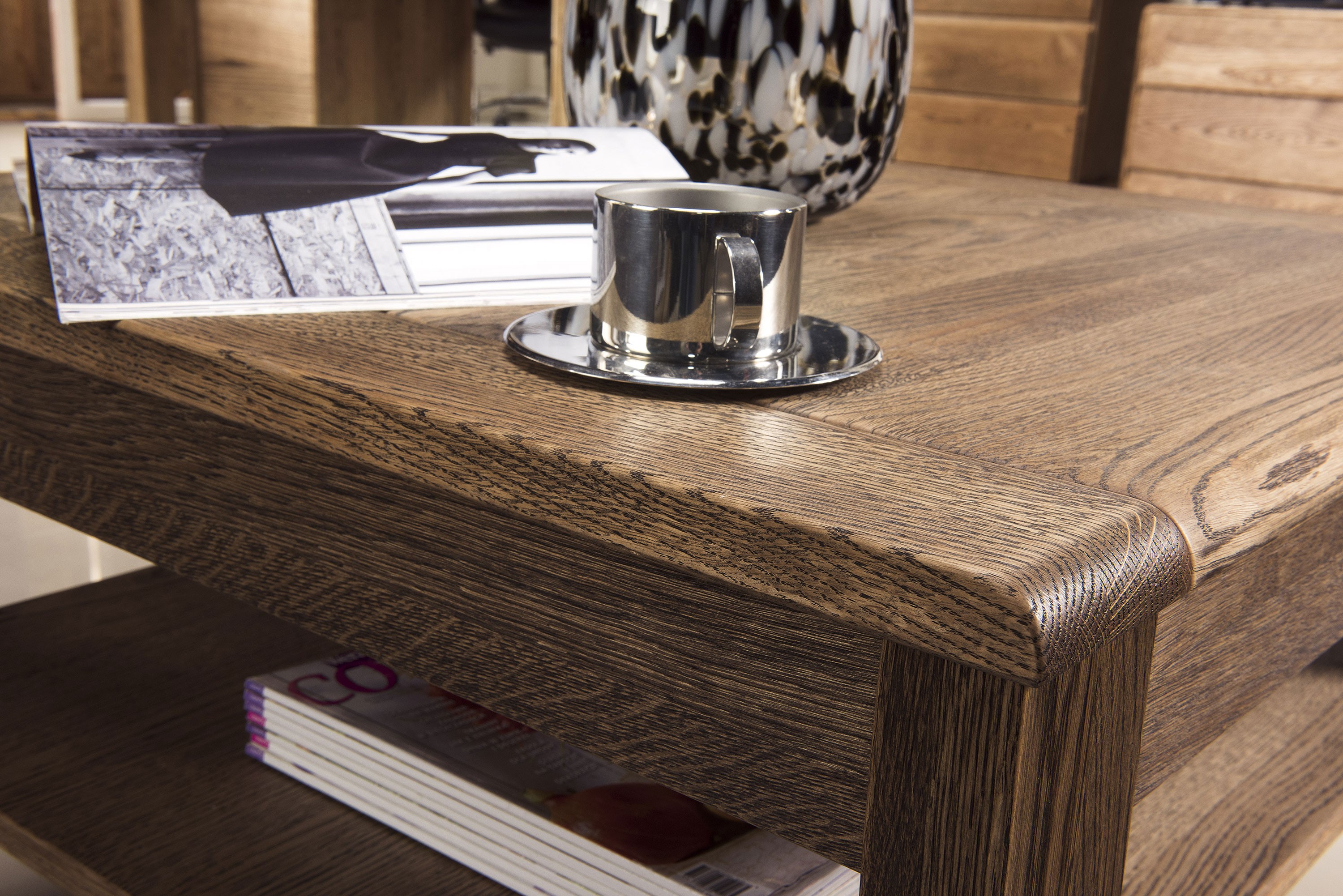 Luxuriöser Eichen-Couchtisch Typ 67