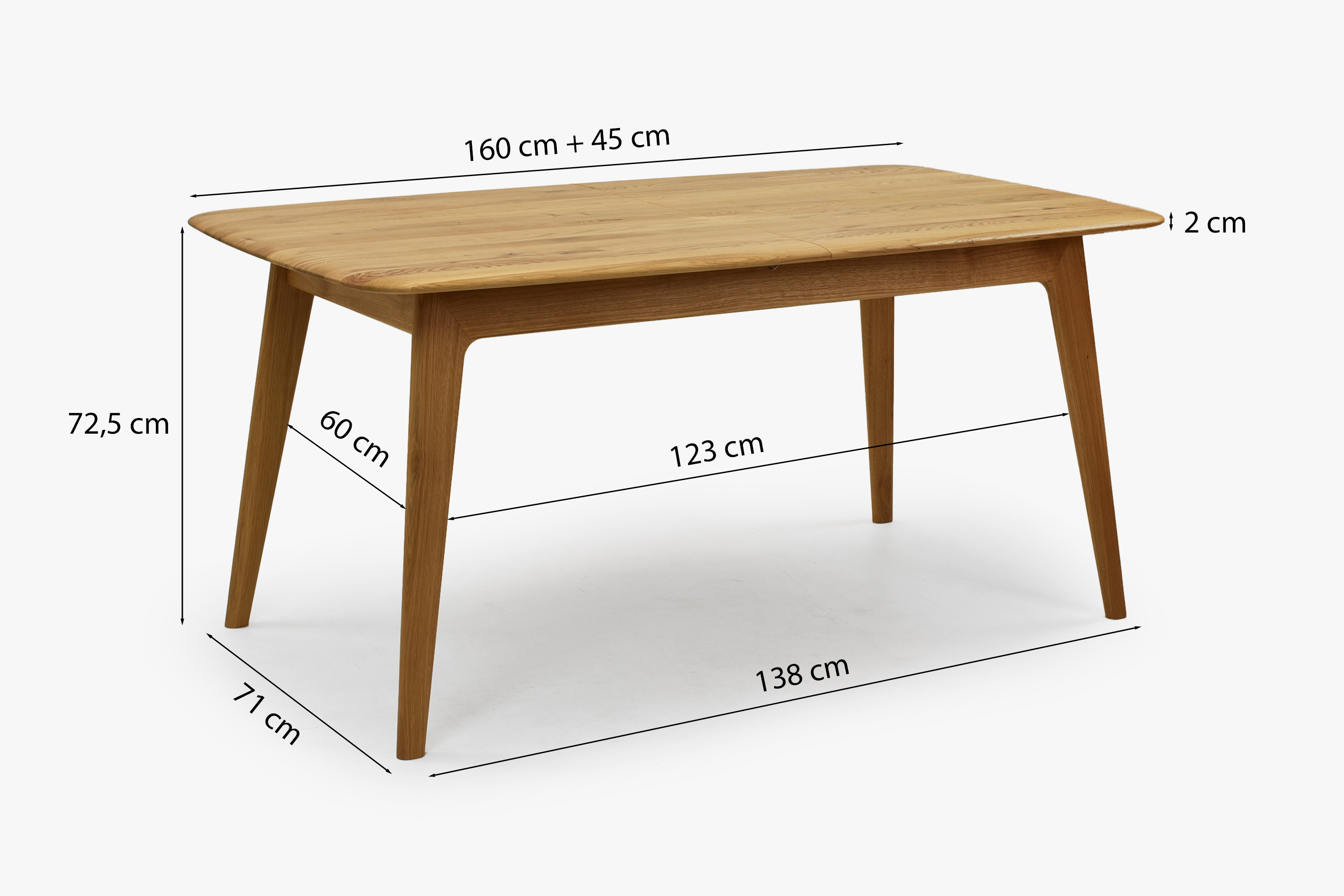 Stone asztal méretei