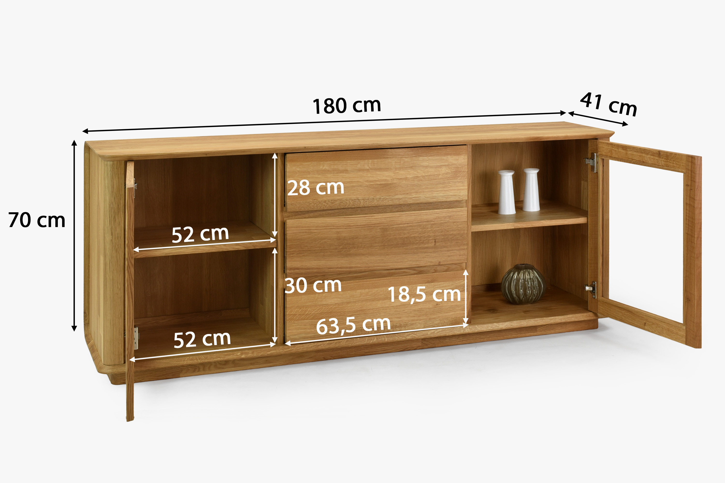 komoda dubová do ložnice