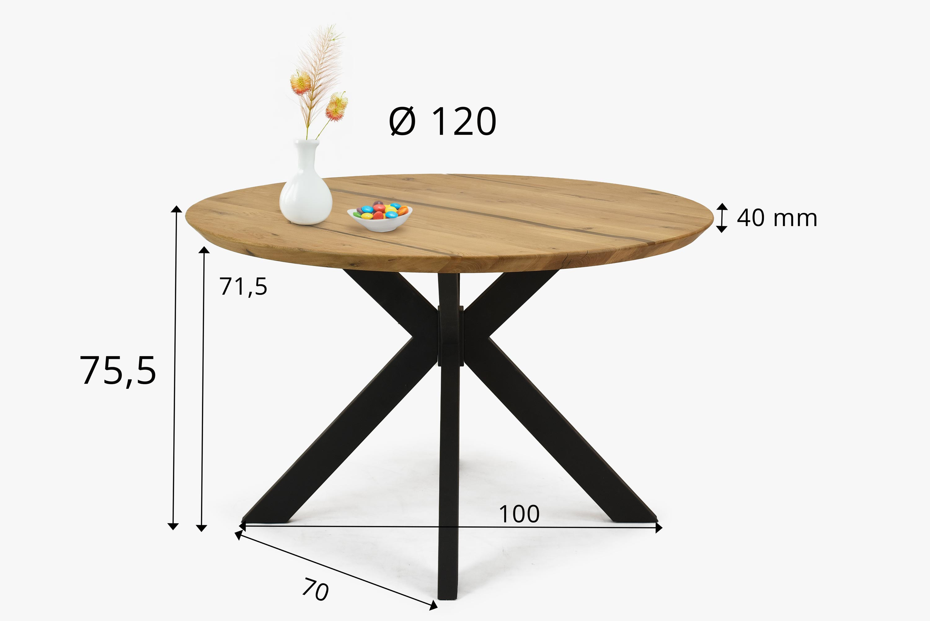 Simon asztal méretei