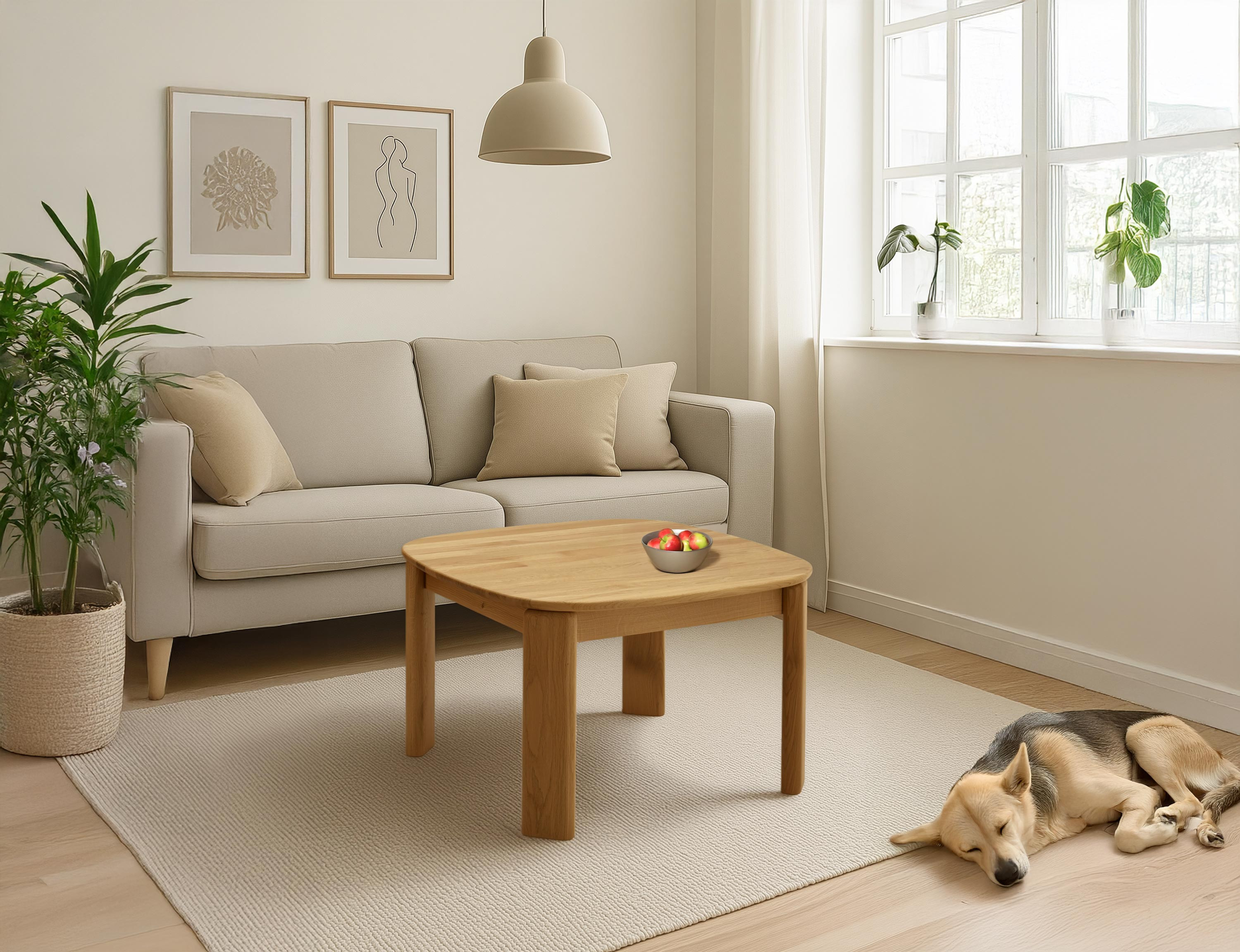 Dubový konferenčný stolík 