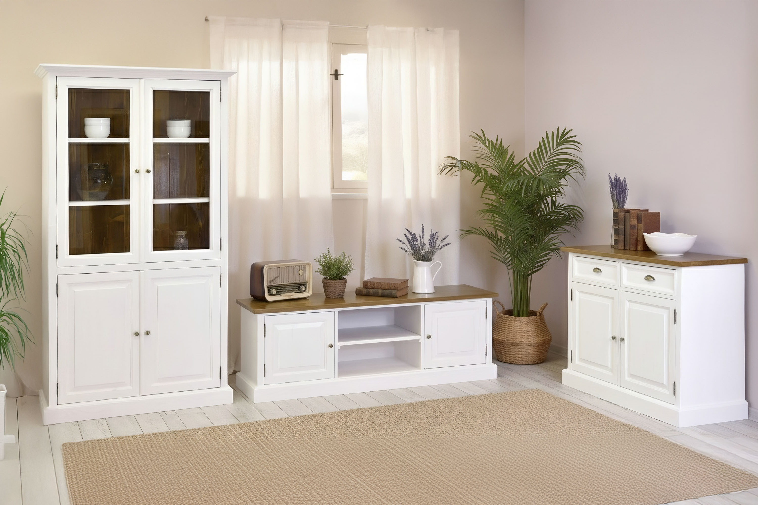 Fa TV komód provence stílusban, France típus 25