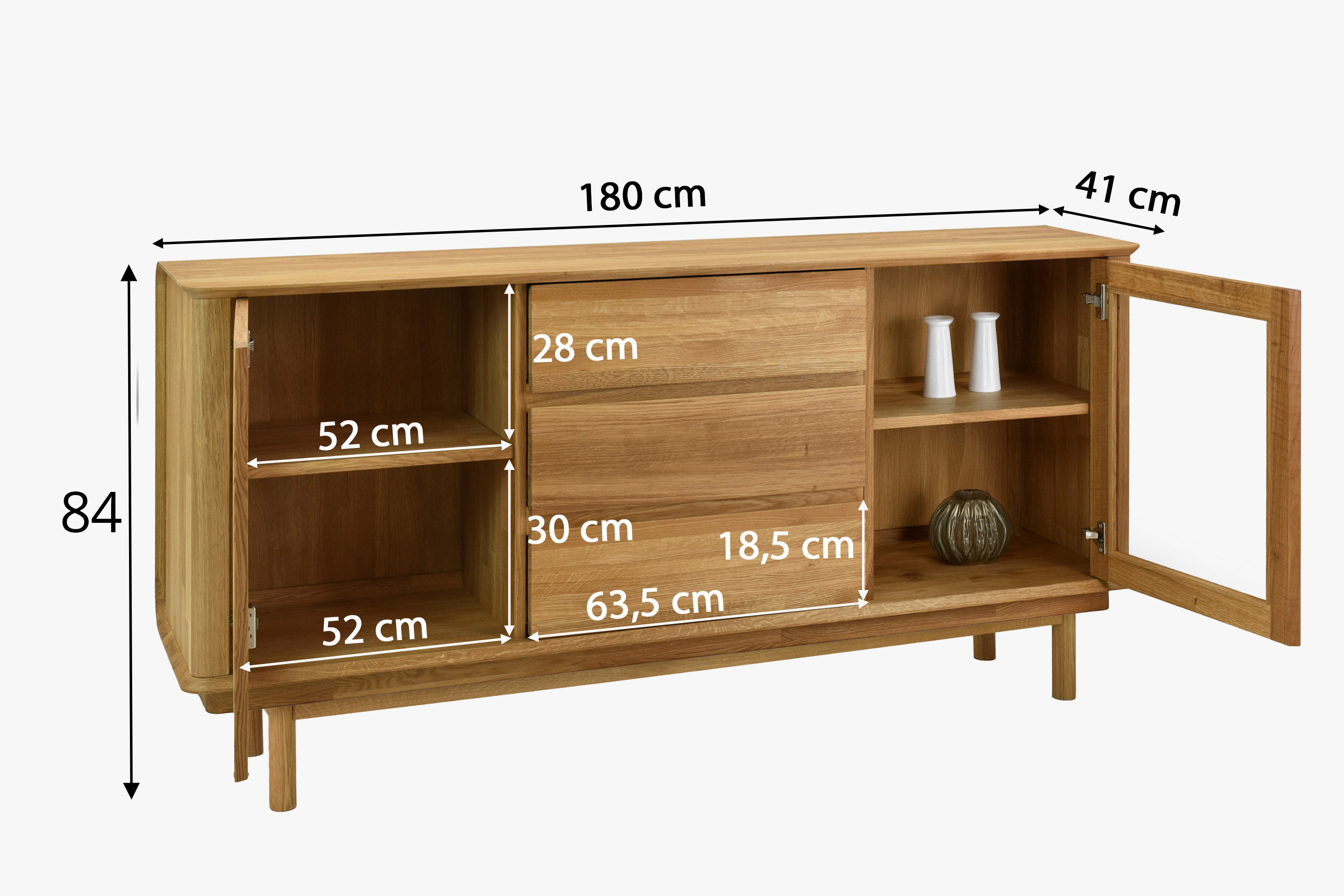  komoda dubová do ložnice