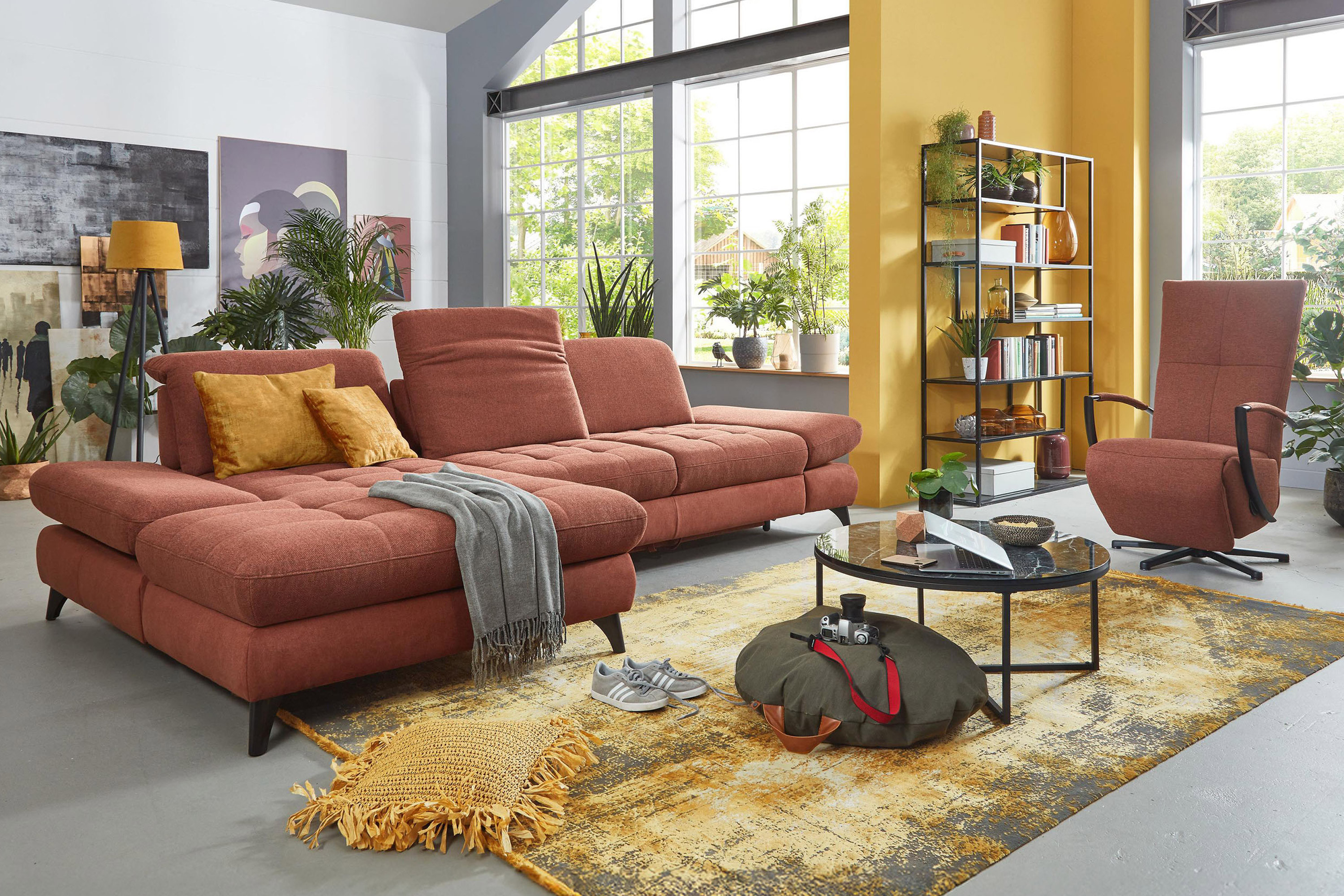 Rohová sedací souprava Carolina