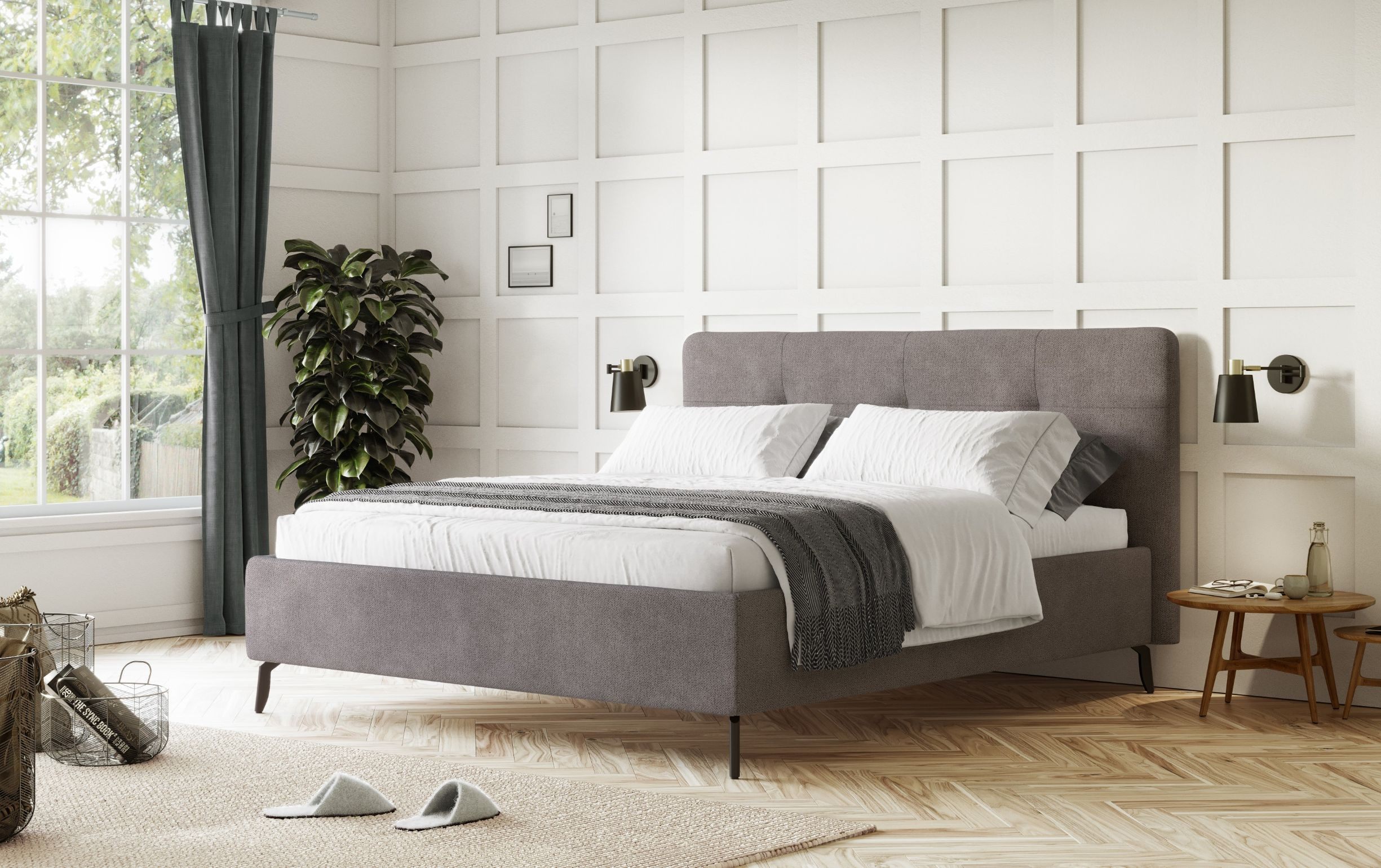 Čalúnená posteľ s úložným priestorom zelená, 180 x 200 cm