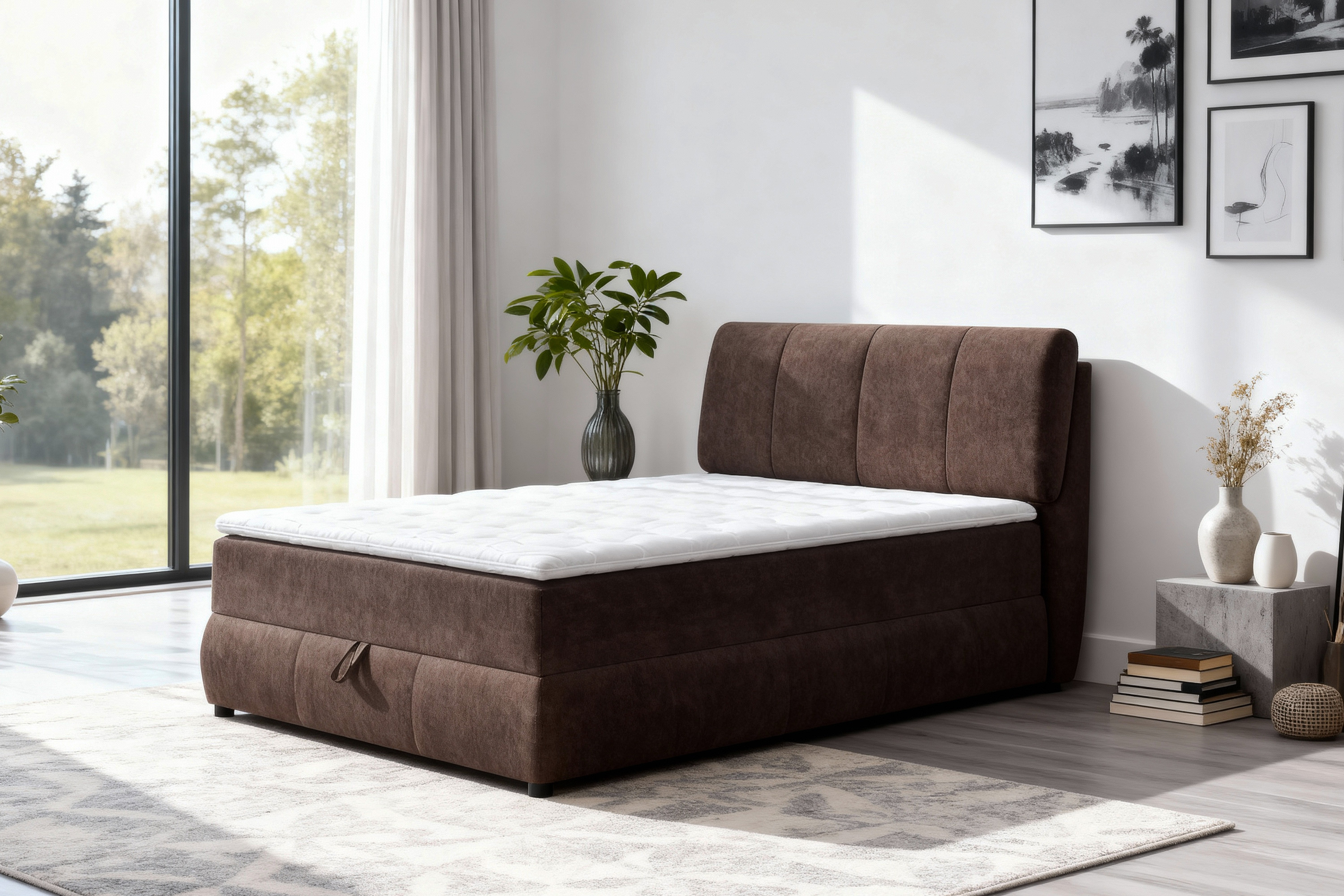 Boxspringbett mit Stauraum 140 x 200 cm