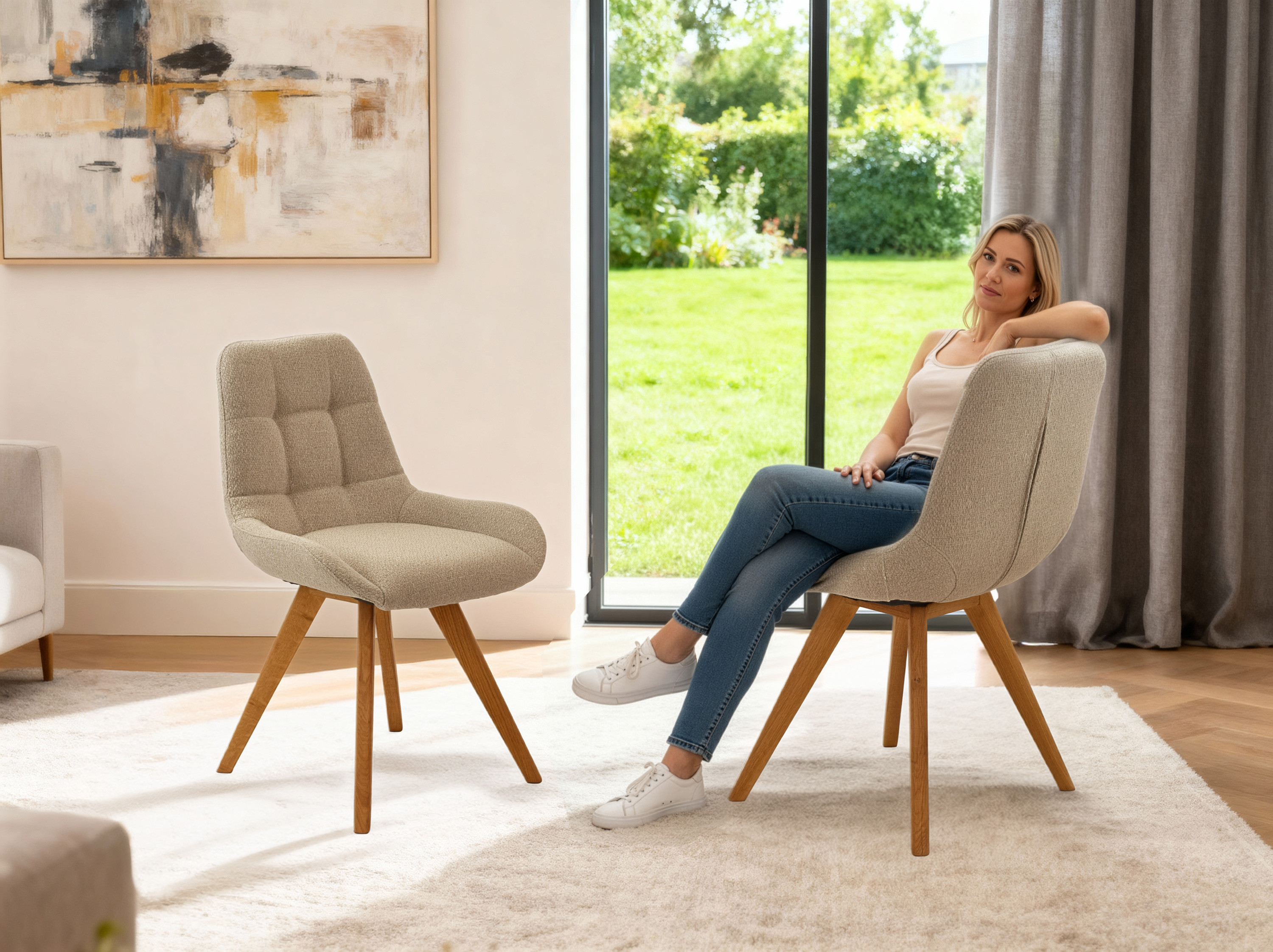 dubová stolička temza