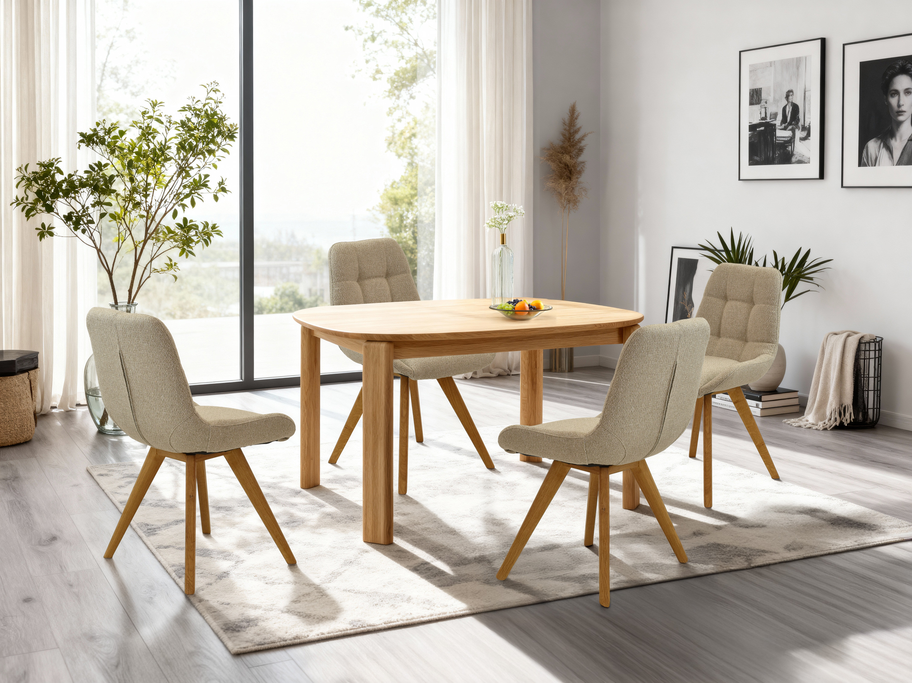 Pohodlná jedálenská stolička temza