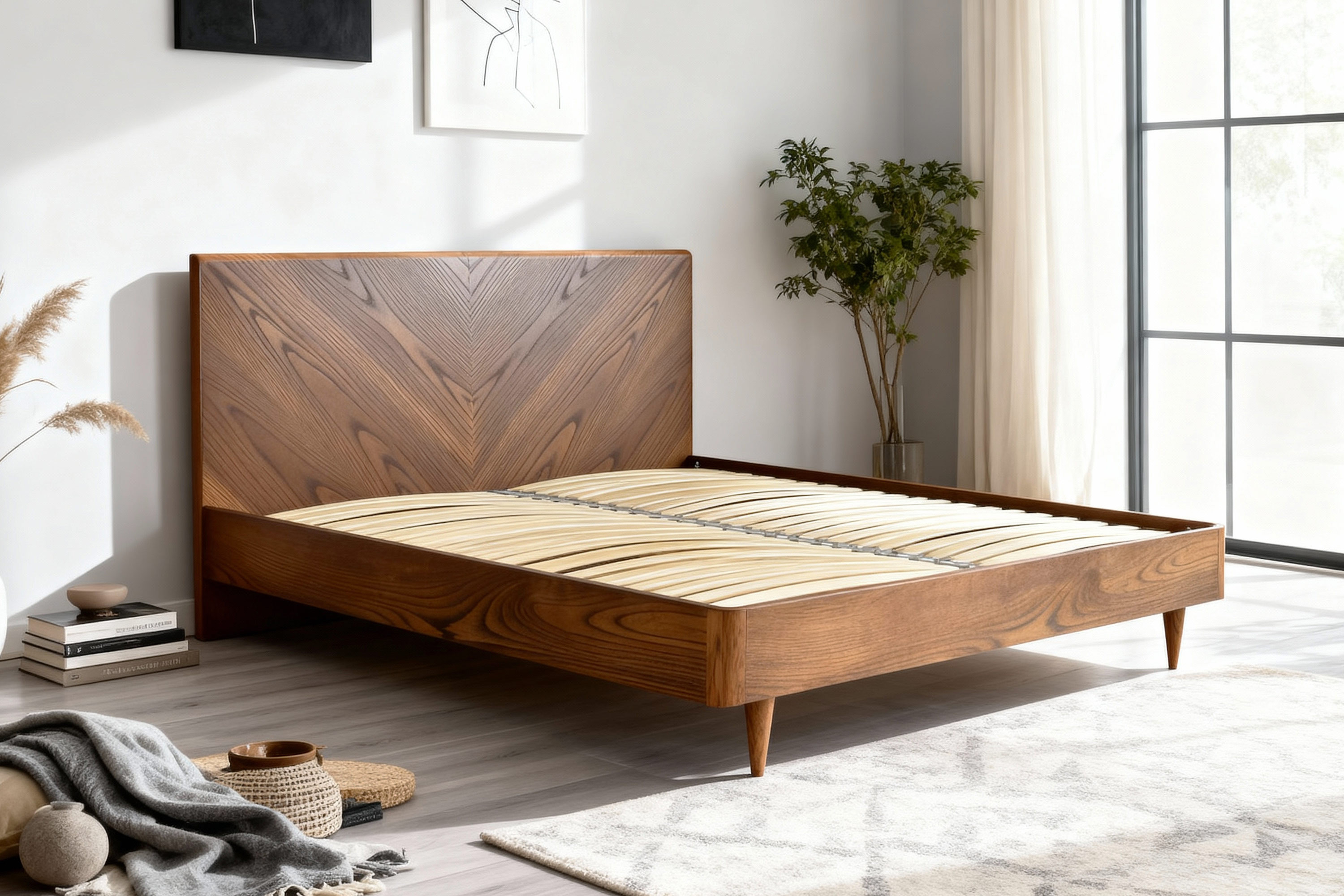 posteľ bordo vrátane roštu