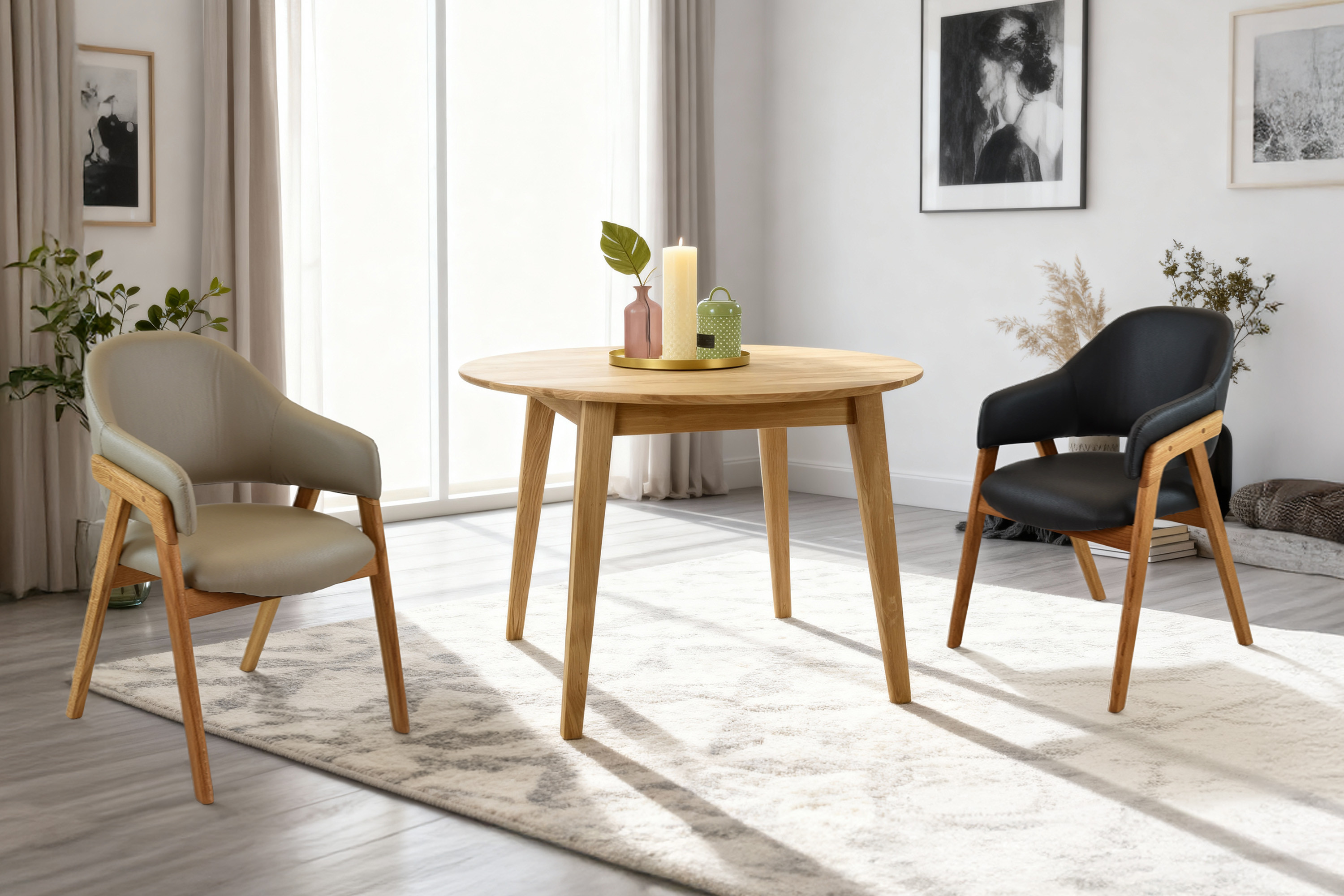 stolička beny a stôl janov