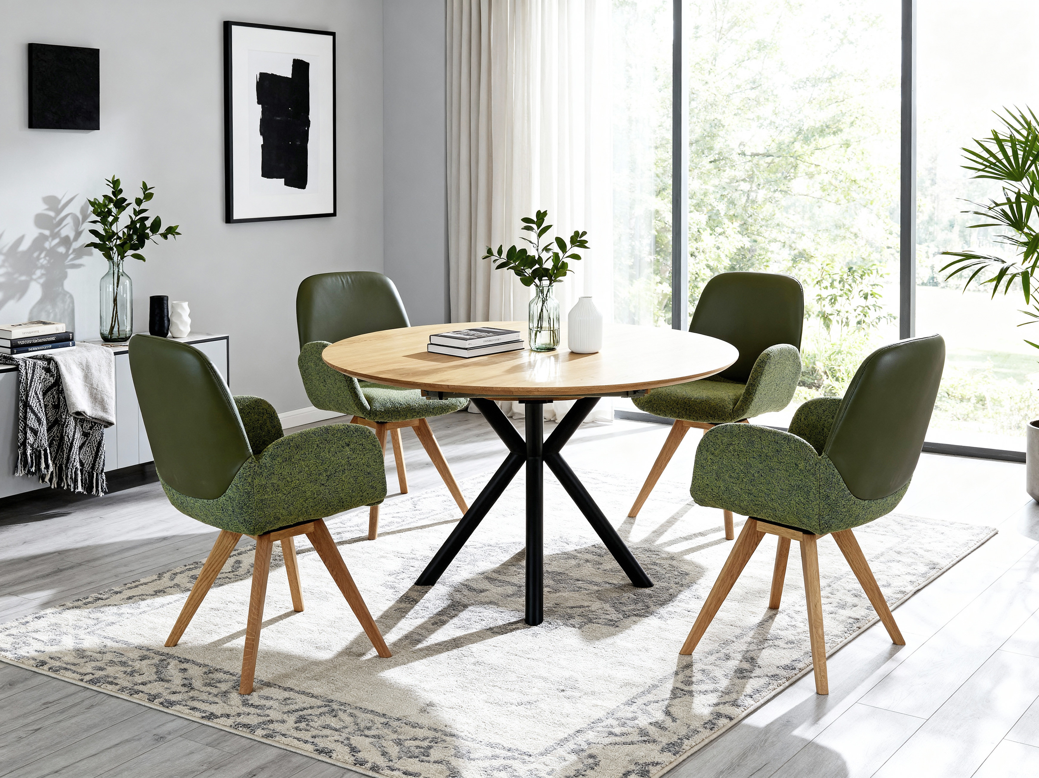 Dubová stolička Epic detail čalúnenia