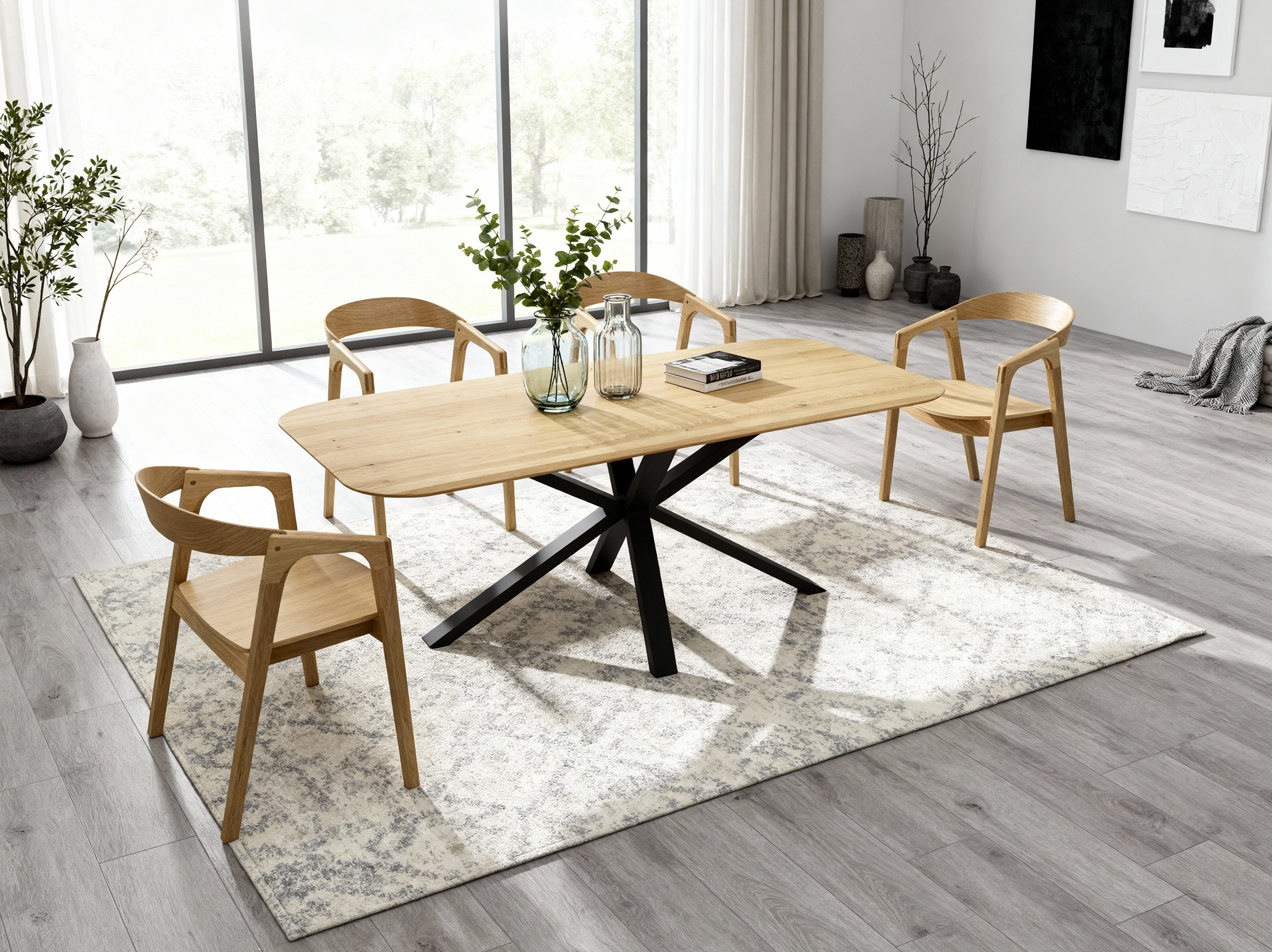 dubový stôl 180 x 90 cm