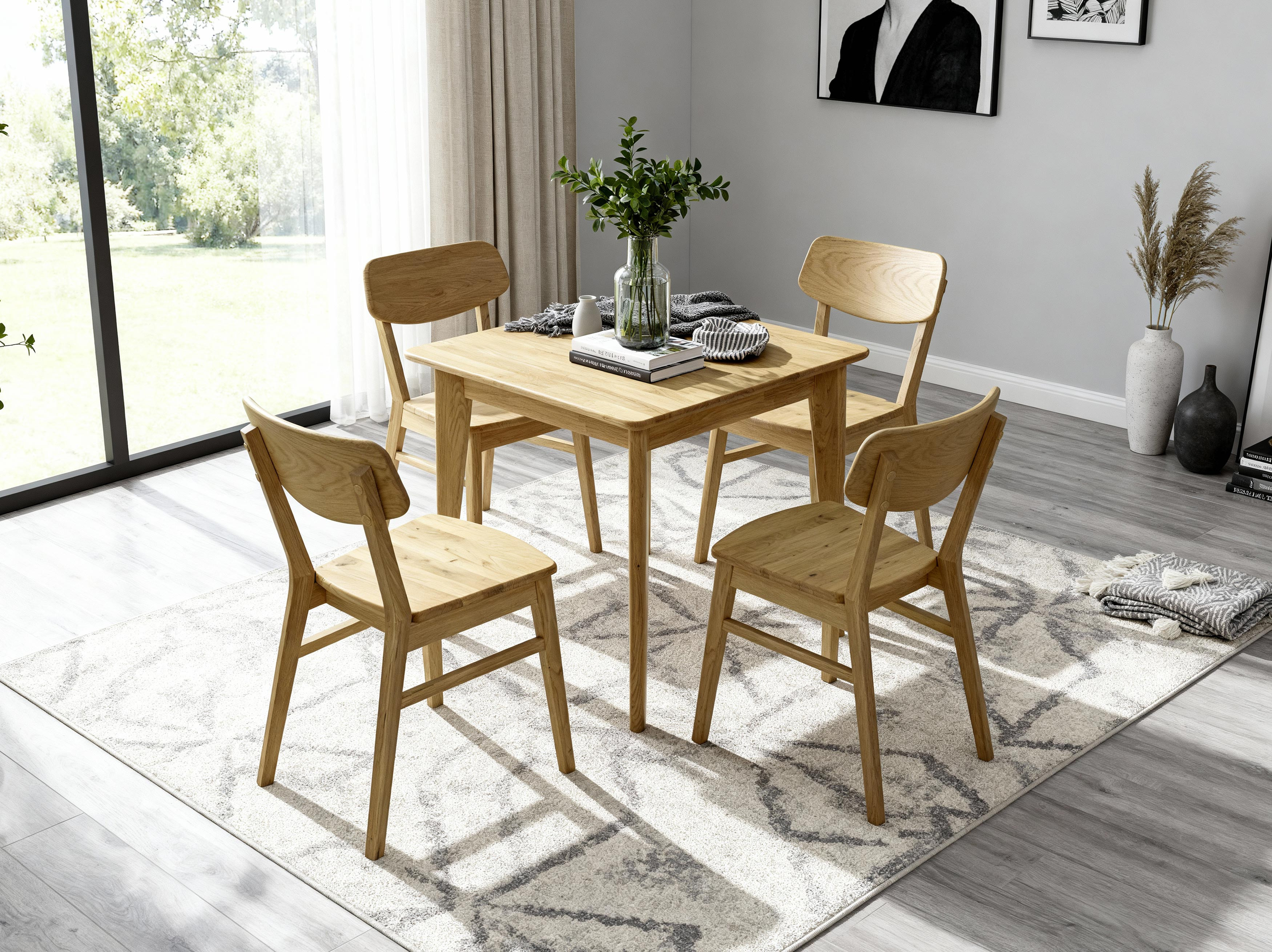 Holztisch 75 x 75 cm