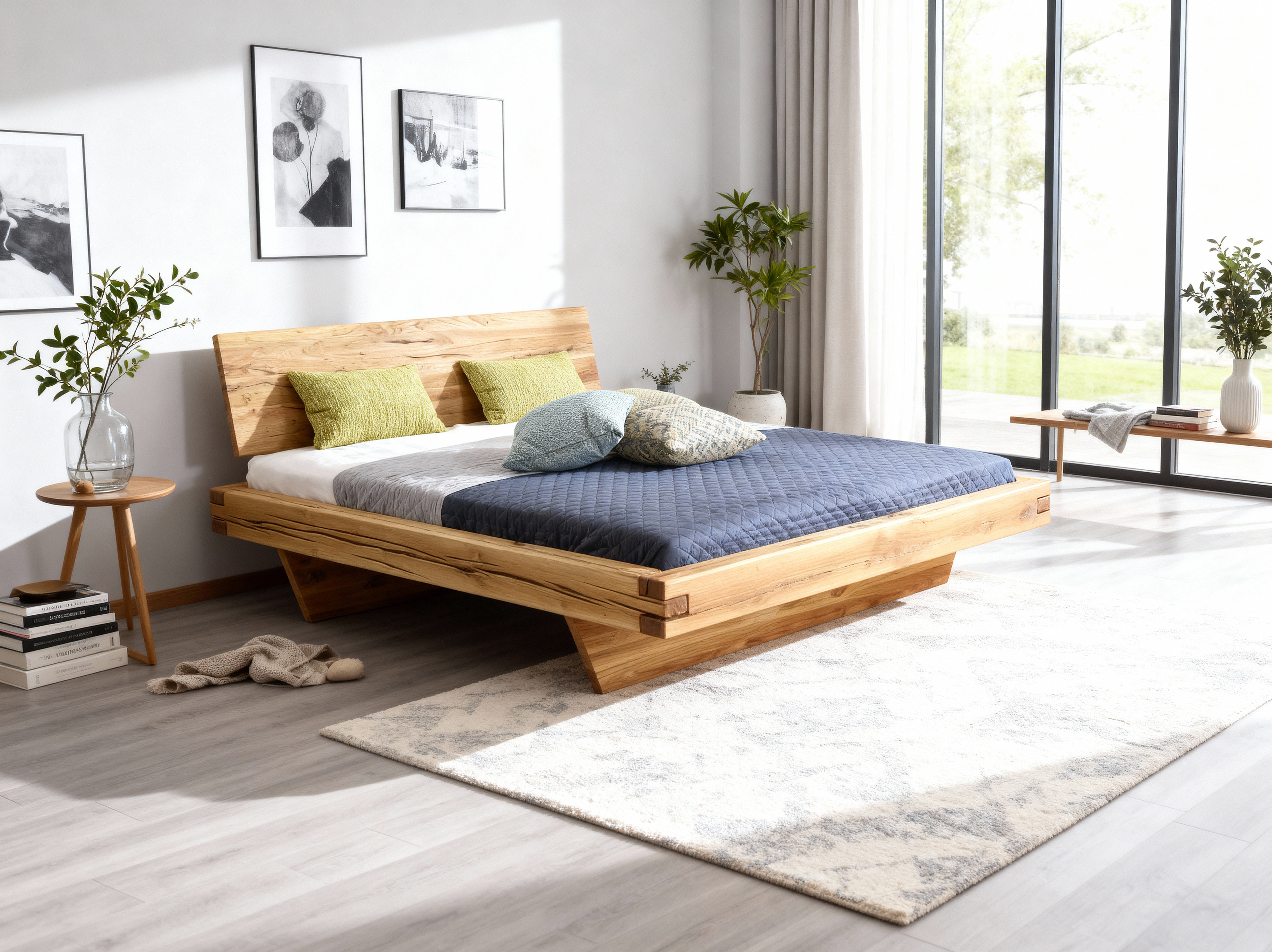 Detailansicht Dubett aus Balken