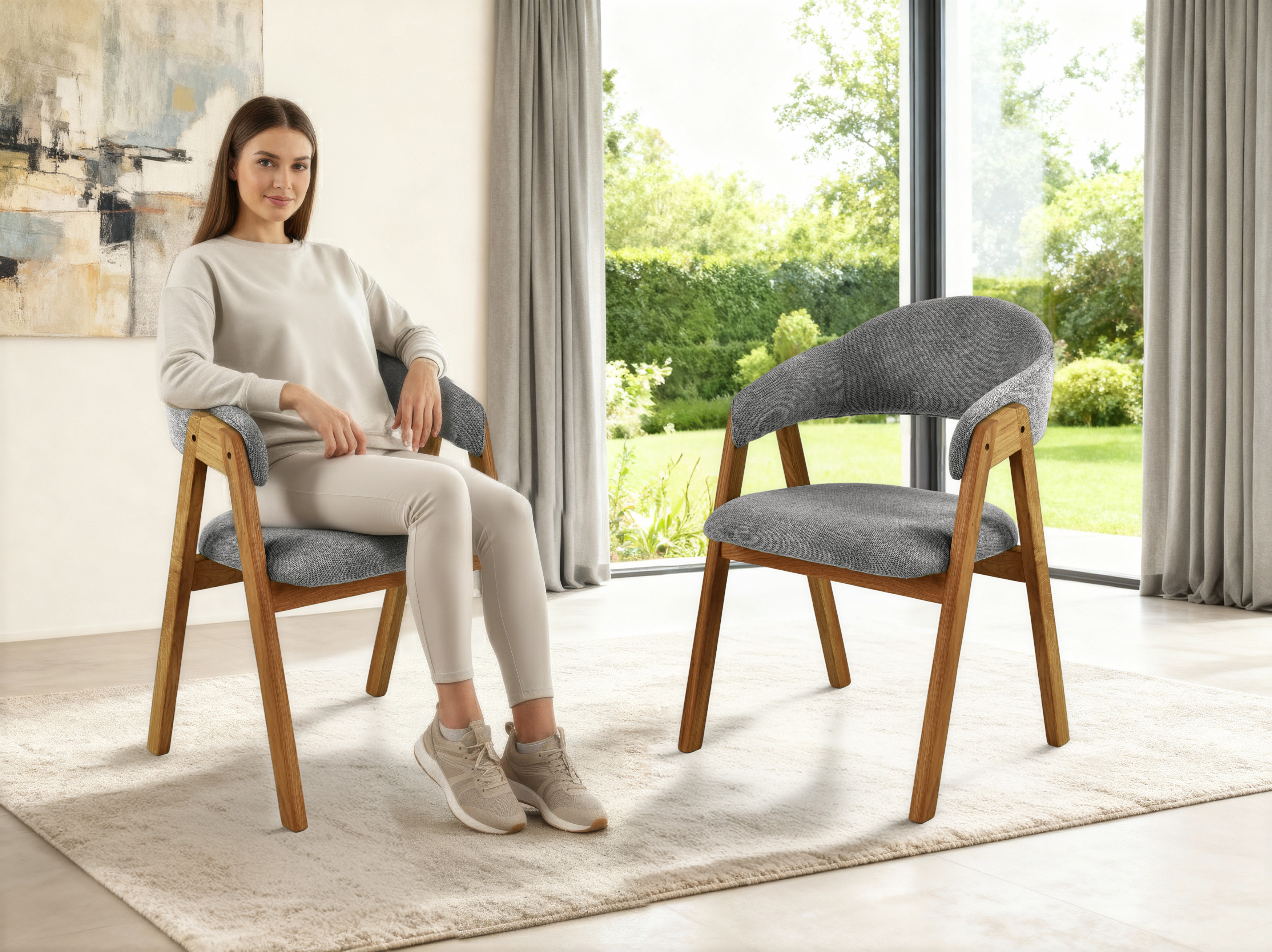 stolička dub do jedálne