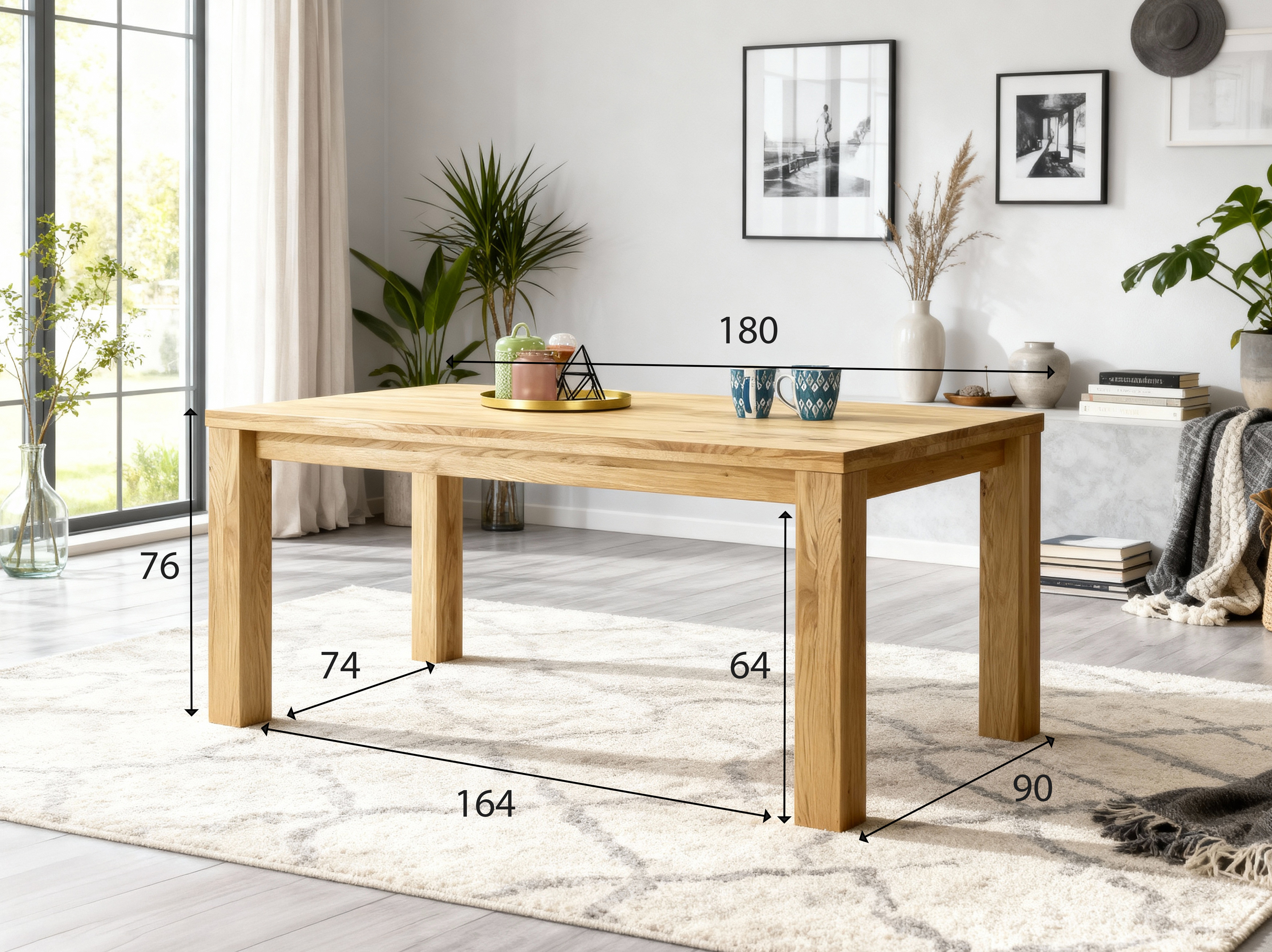 stôl z masívu bratislava a stoličky ledder