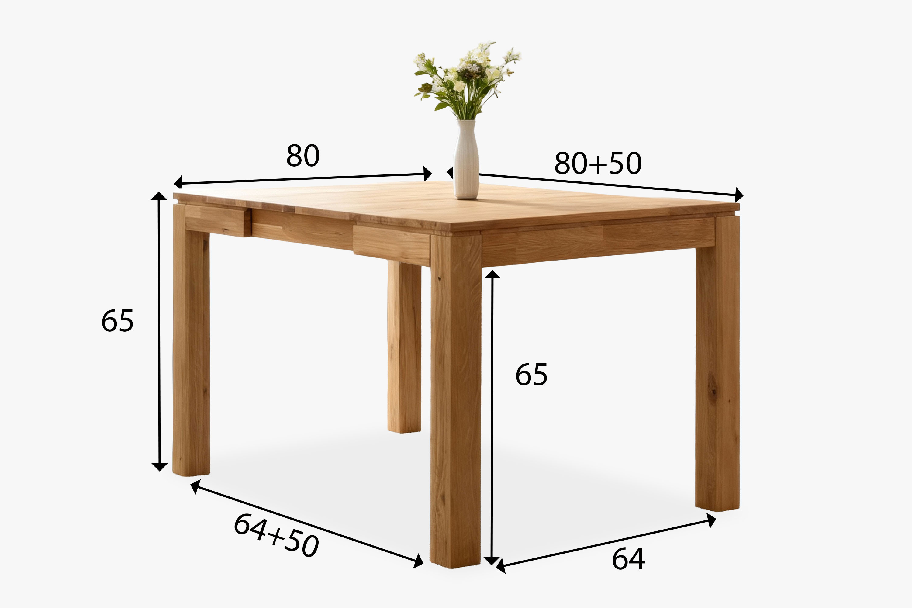 Dubový jedálenský nábytok Matuš + EVA