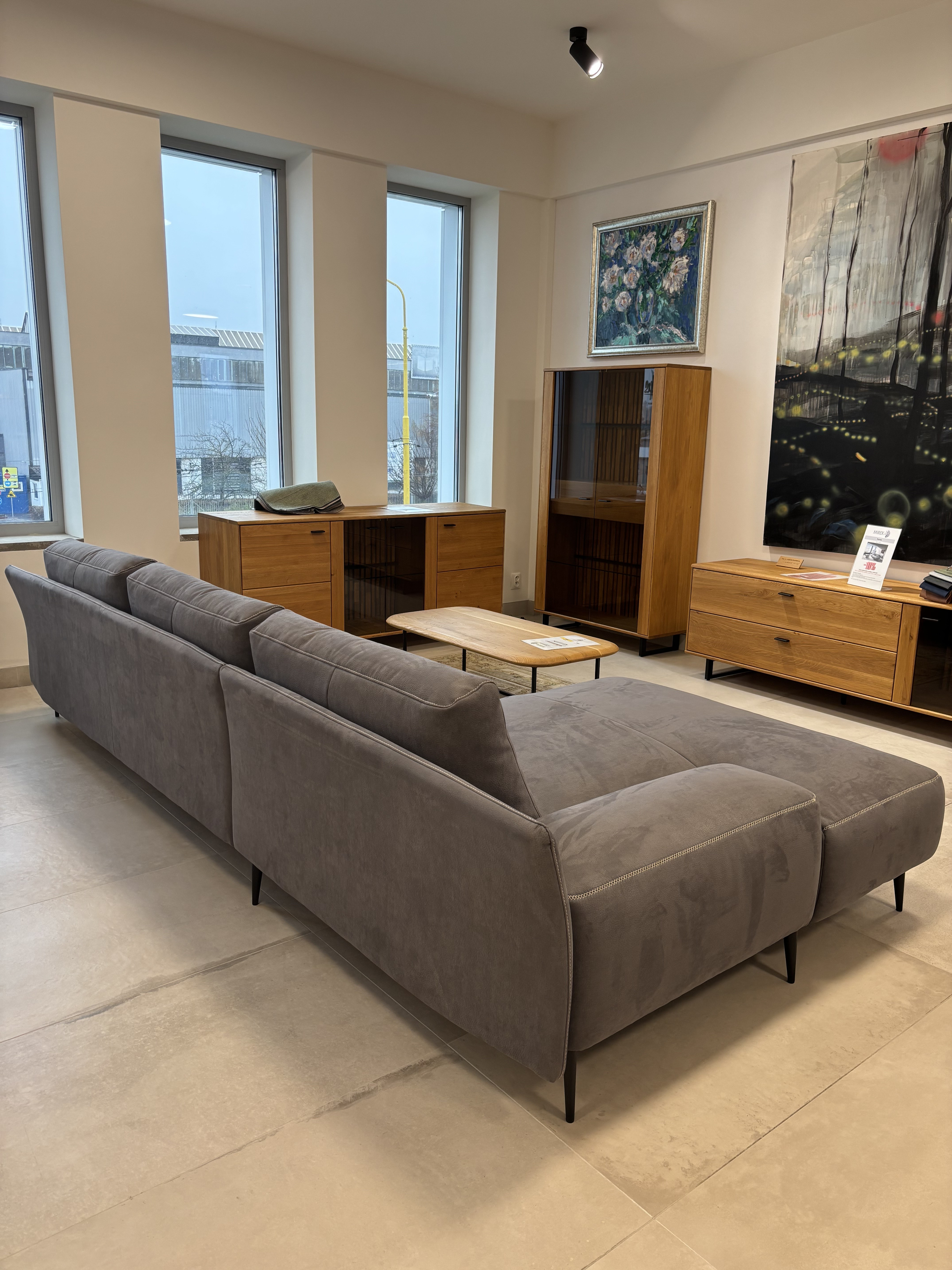 Detail rohovej sedacej súpravy FORMA