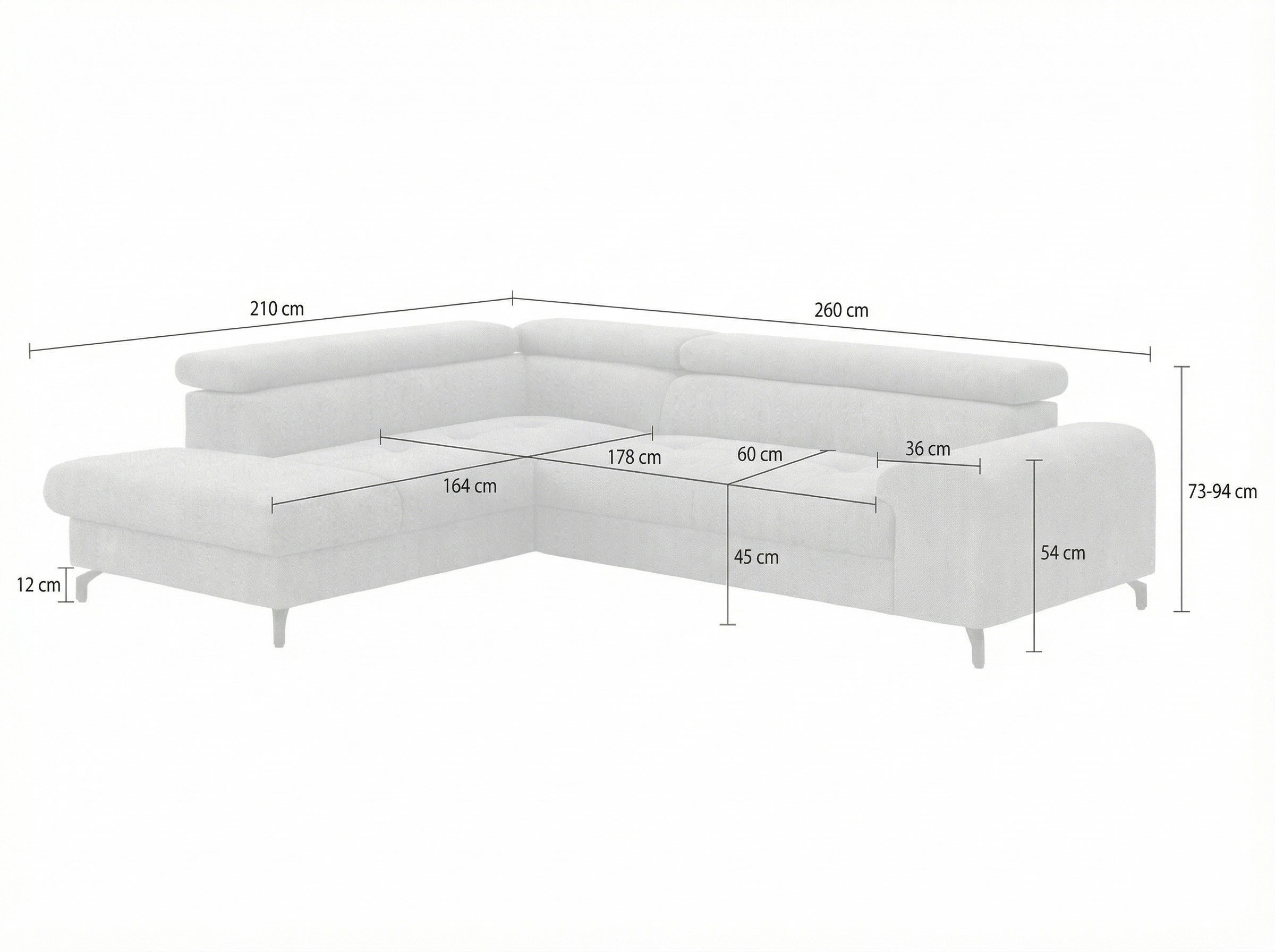 Rohová sedačka v interiéri