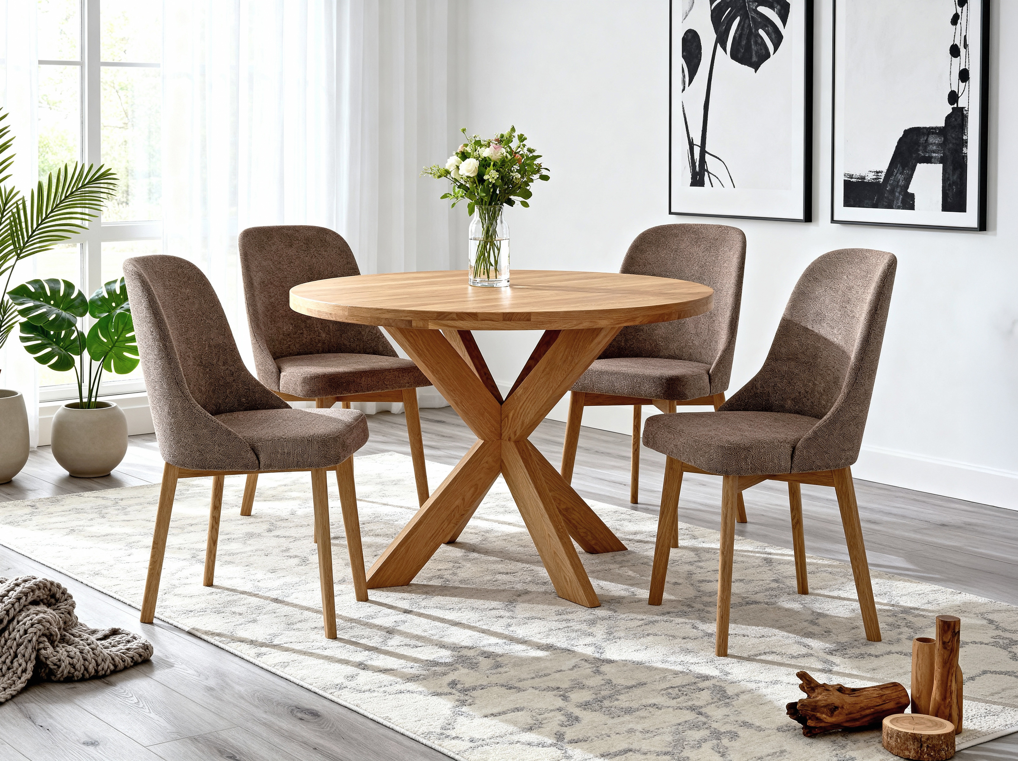 Jedálenská stolička v interiéri