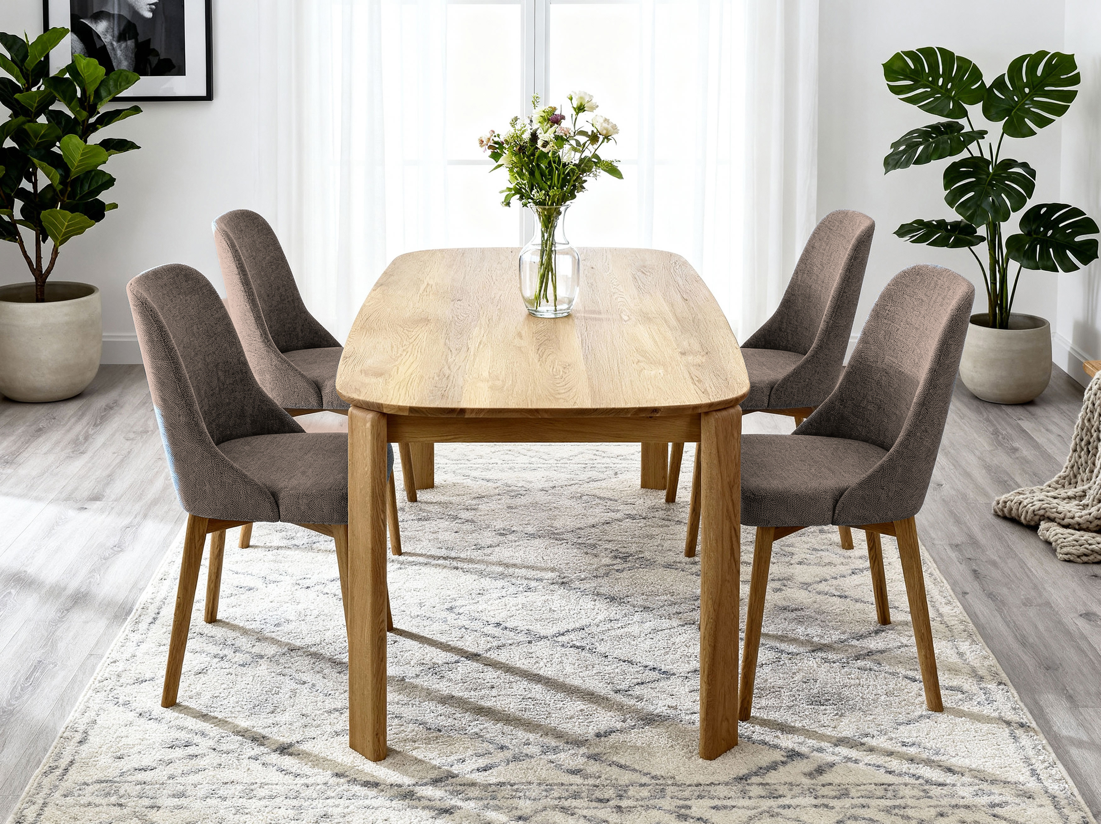 Jedálenská stolička v interiéri