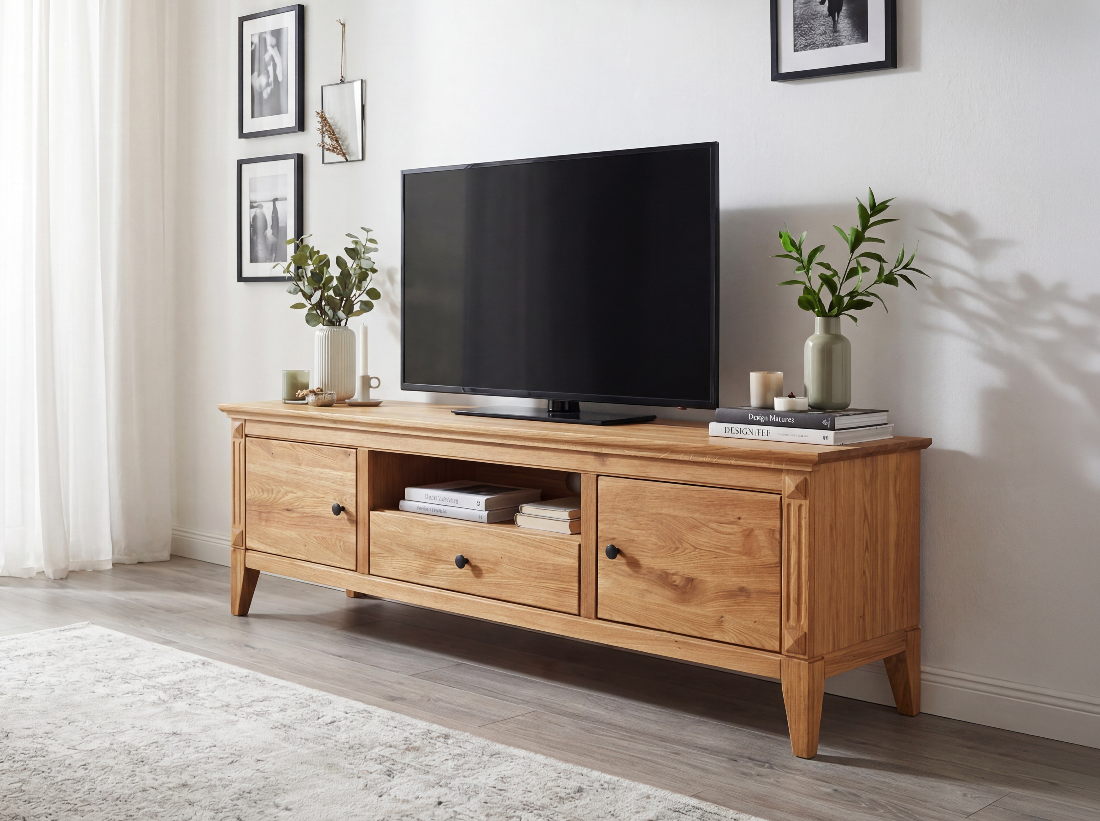 Rustikale TV-Kommode Gaja Detail