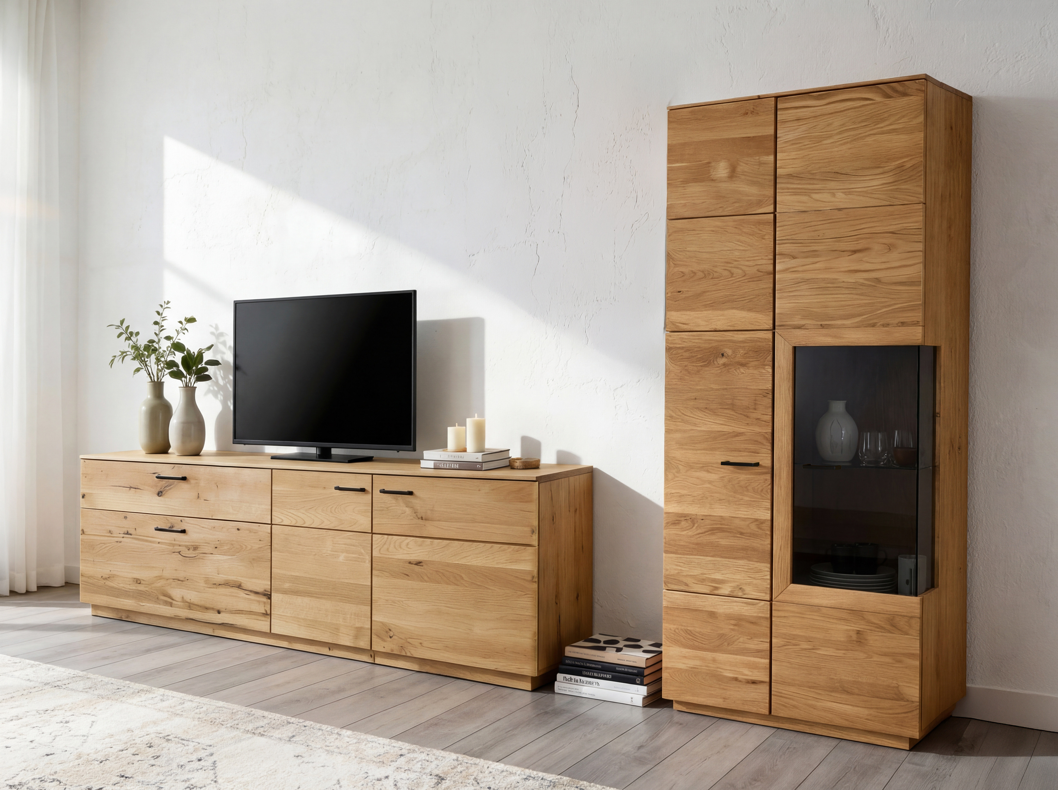 Eiche TV-Kommode Kollektion Bosco