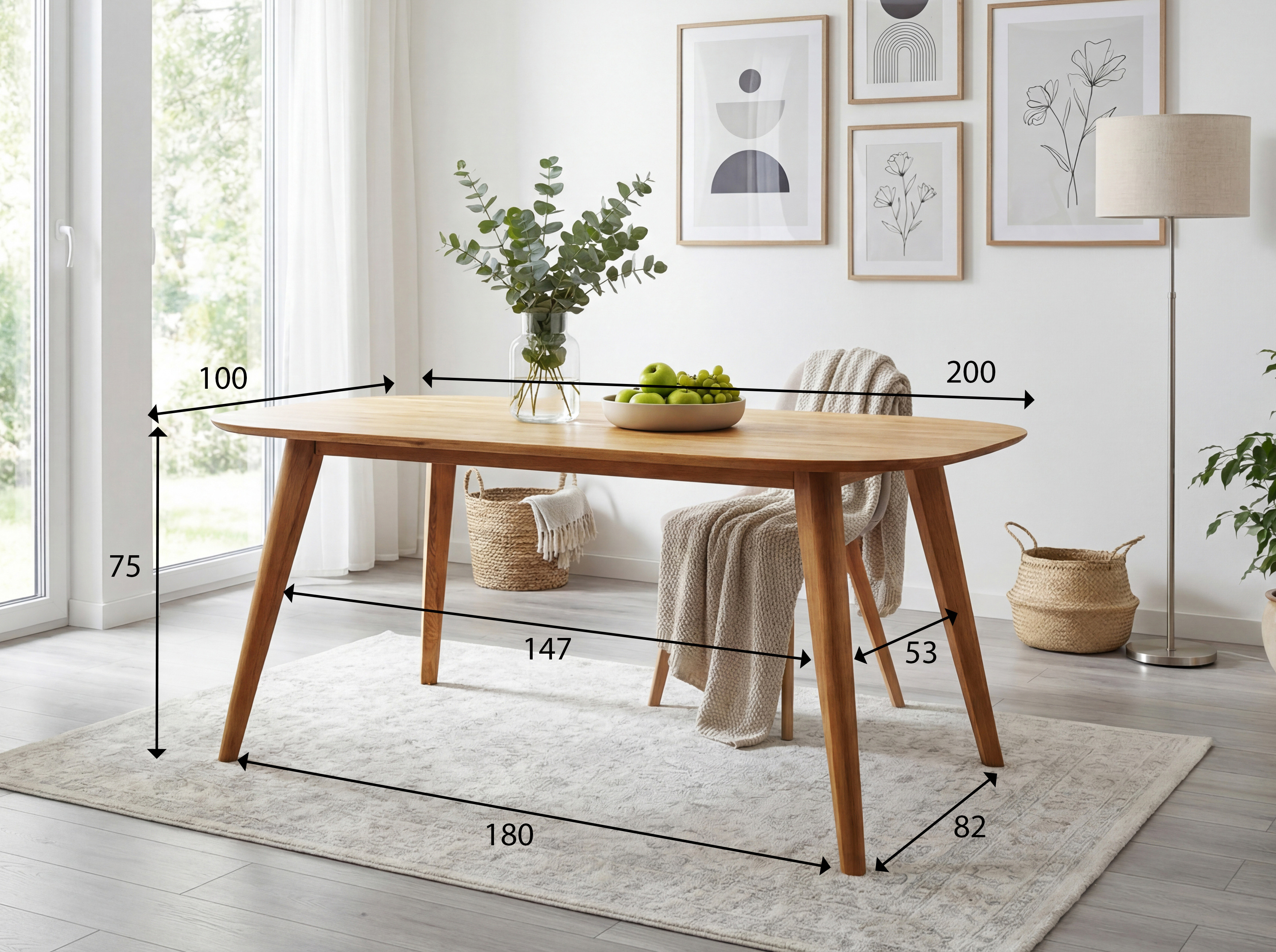 Jedálenský stôl OTAWA v interiéri