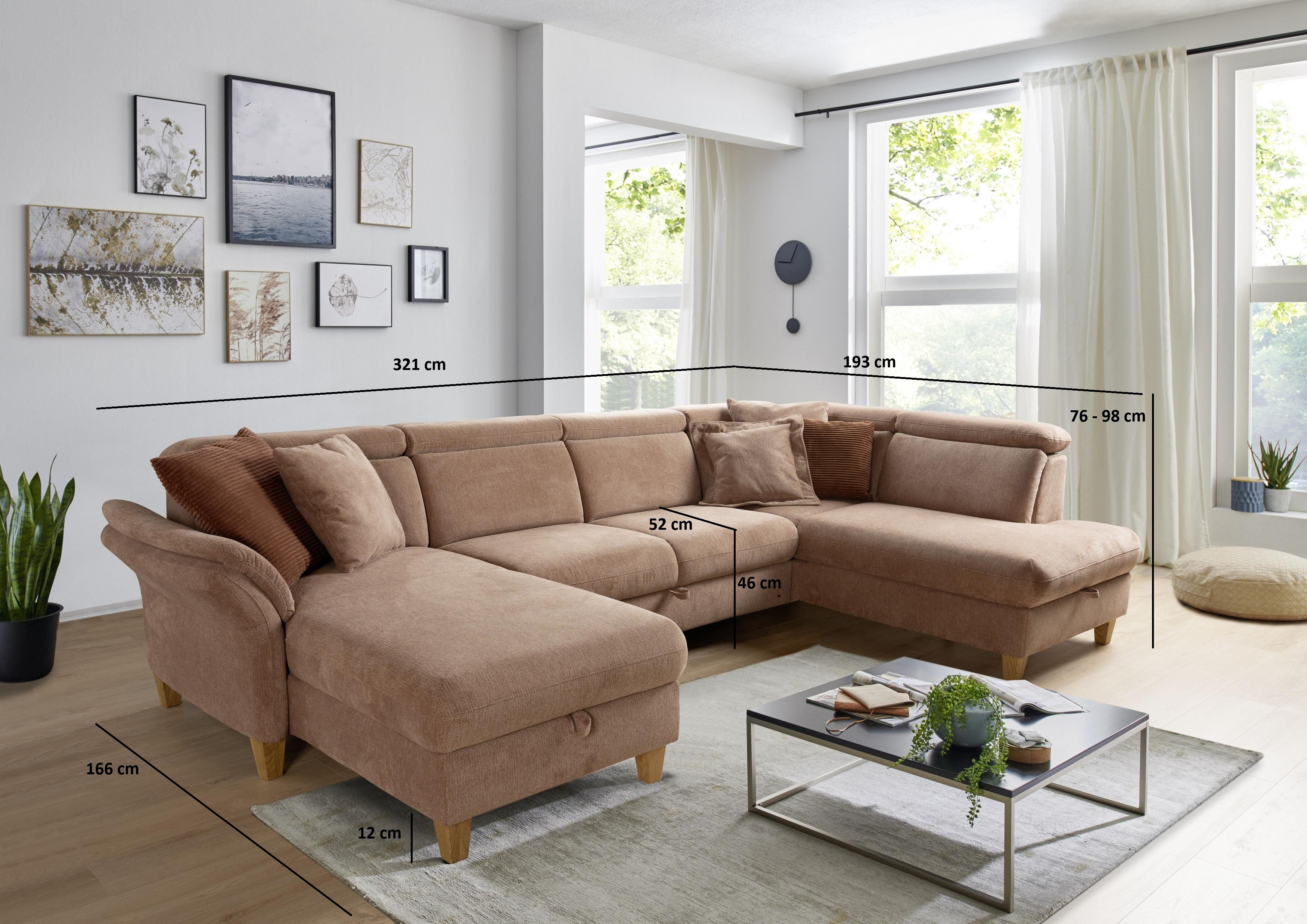 Sedacia súprava Glendale v interiéri