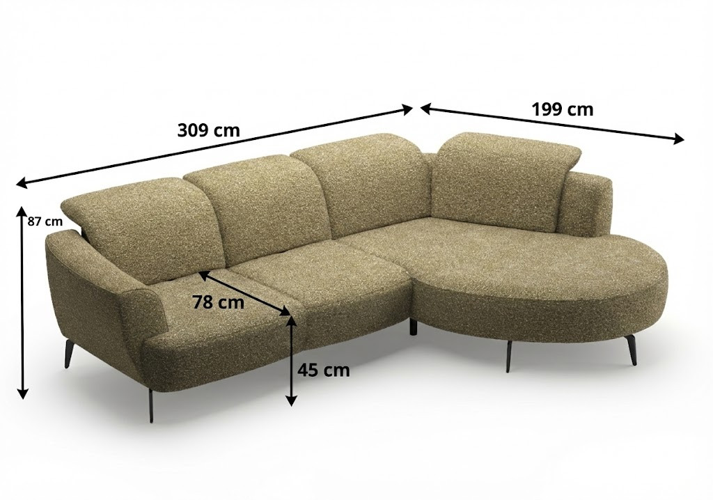 Sedacia súprava ZOE v interiéri
