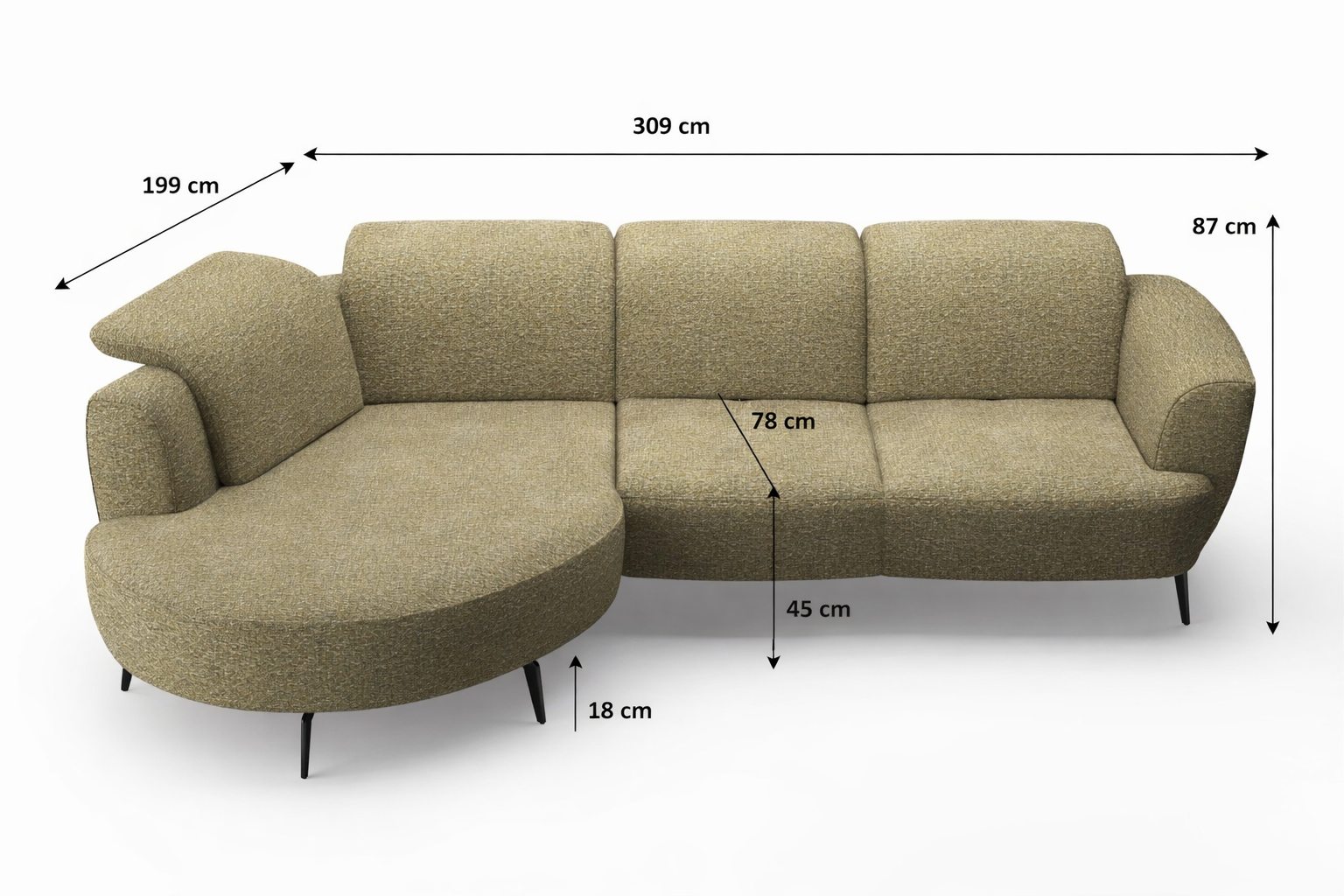 Sedačka ZOE v interiéri