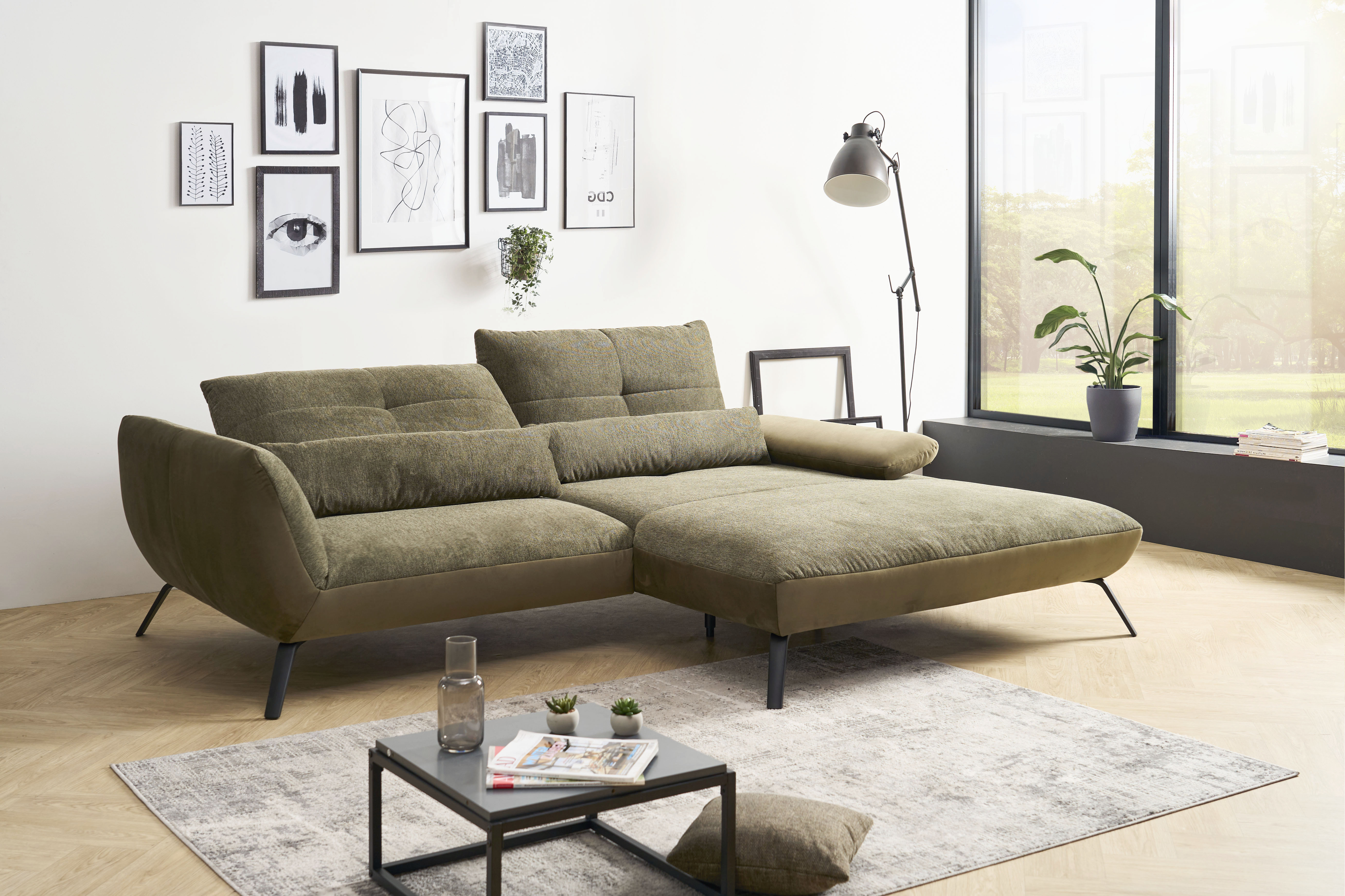 Detail sedacej súpravy DOVER