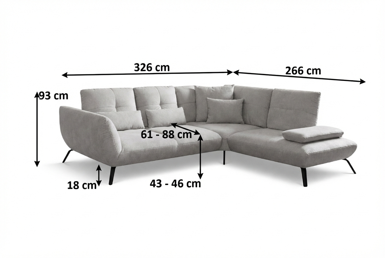 Sedacia súprava DOVER interiér