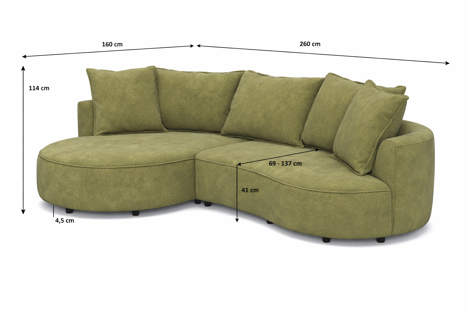 Sedací souprava SANA v interiéru