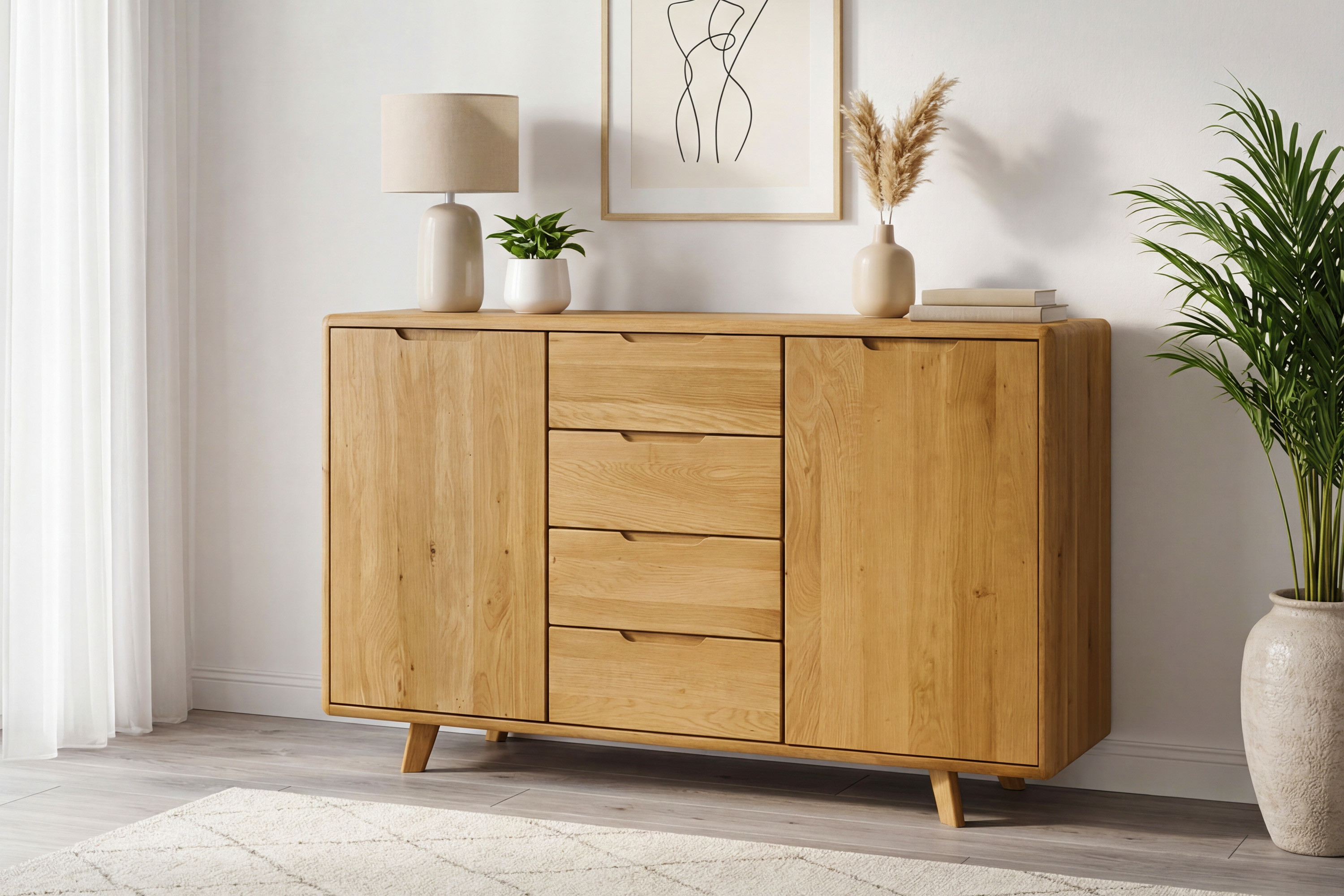 eichenkommode bratislava - eiche natur