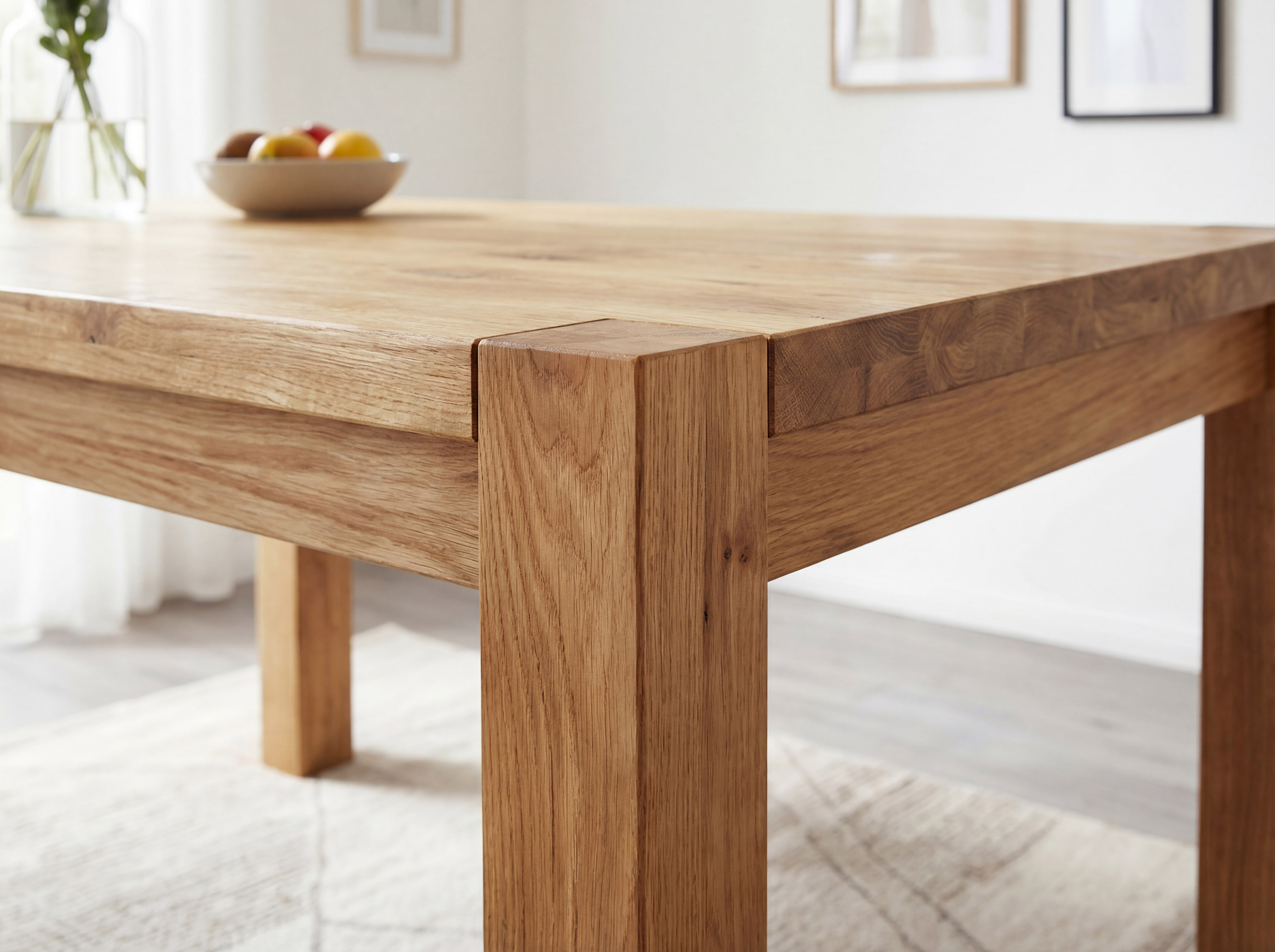 Massiver Esstisch aus Wildeiche Košice 120 x 80 cm aus Wildeiche