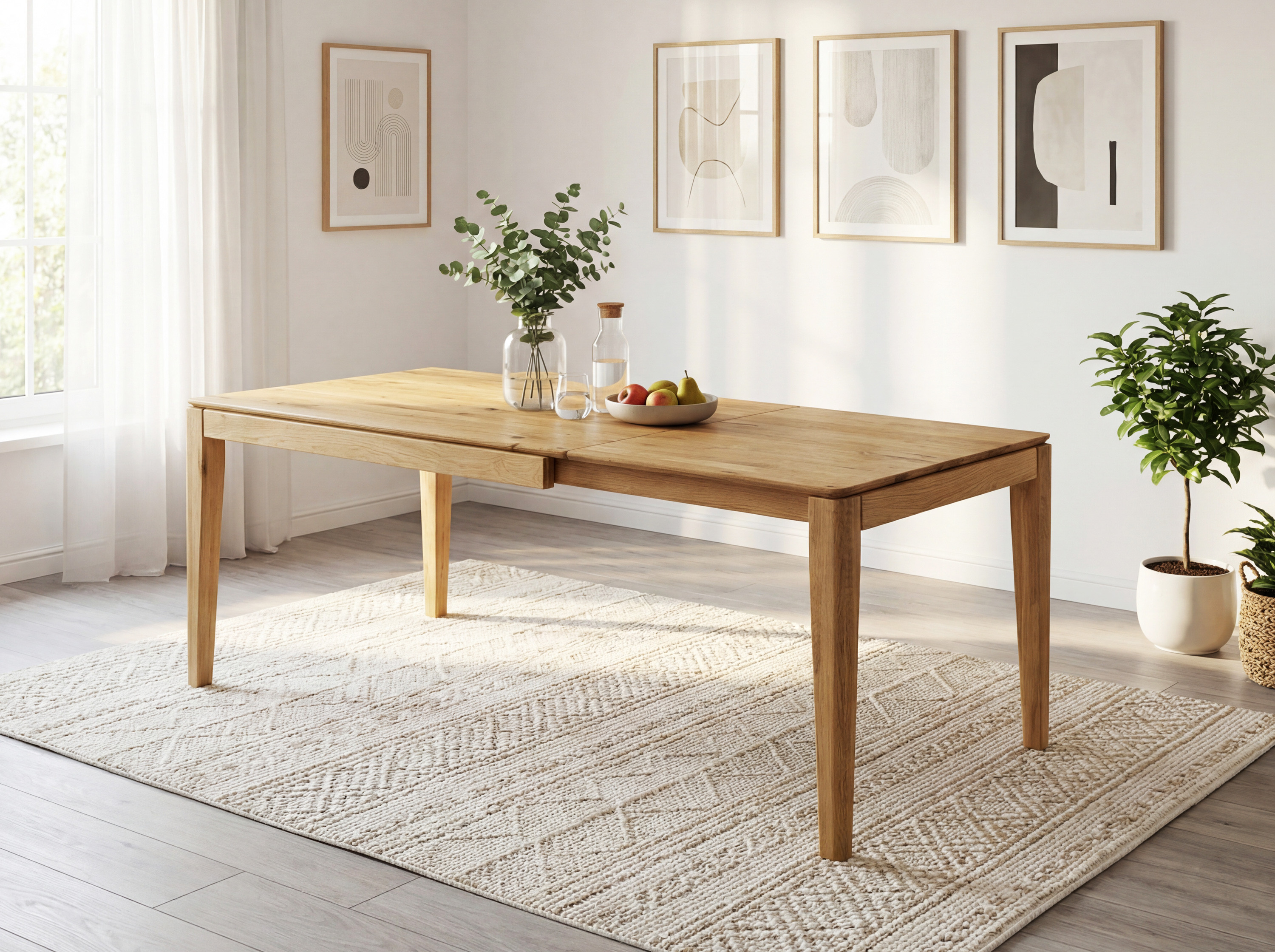 Rozkladací stôl z masívu Adam